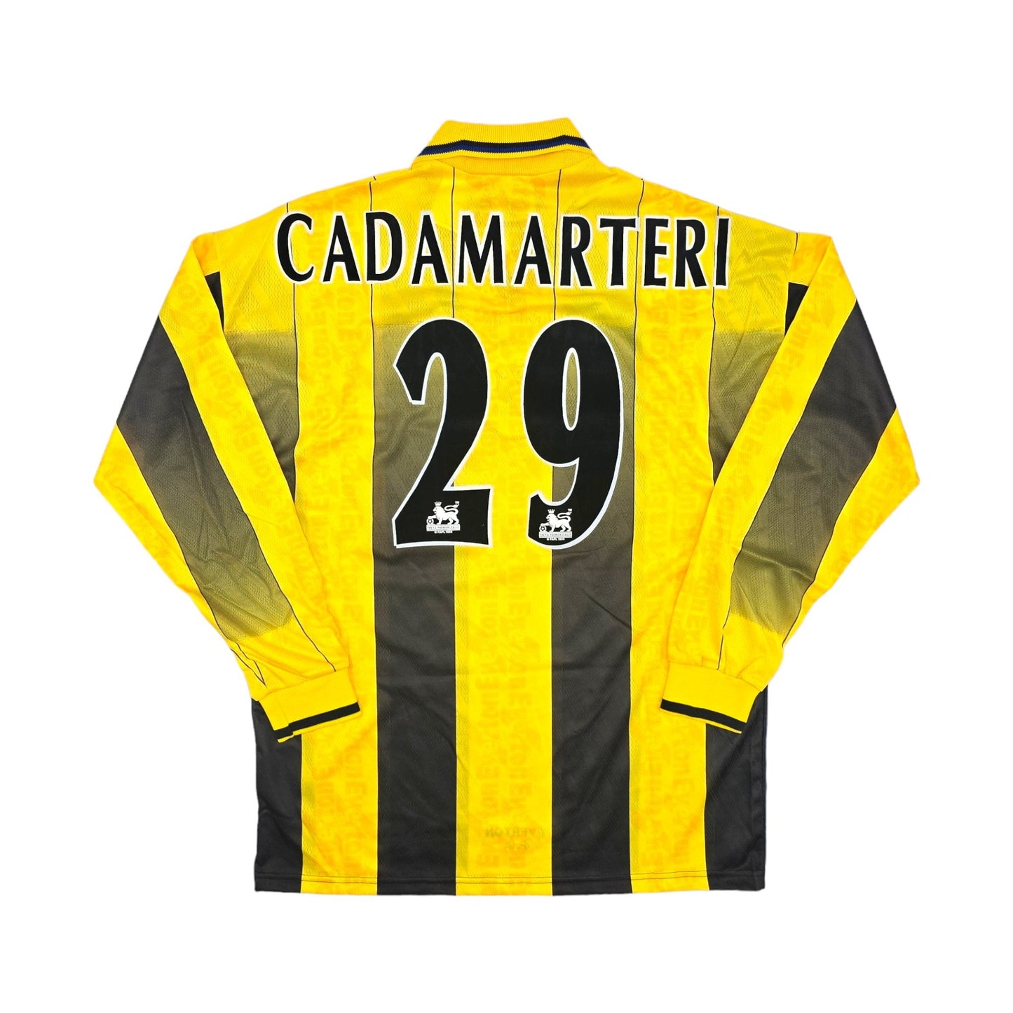 1997/98 Everton Away Football Shirt (L) Umbro #29 Cadamateri (Player Version)