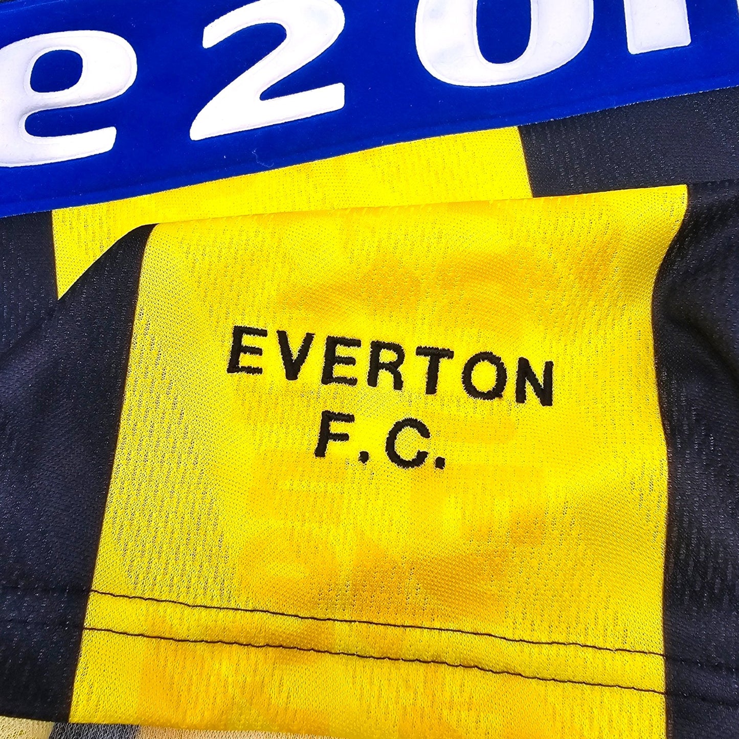 1997/98 Everton Away Football Shirt (L) Umbro #29 Cadamateri (Player Version)