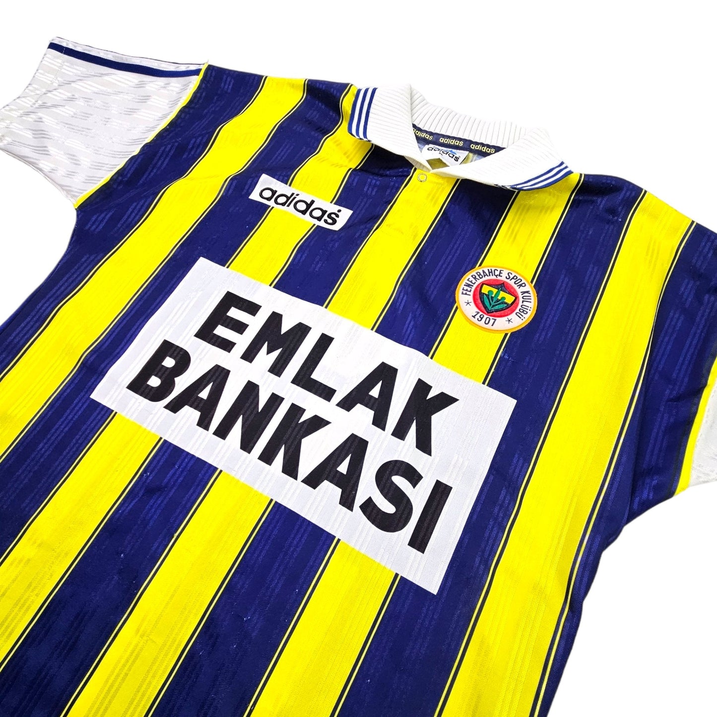 1997/98 Fenerbahce Home Football Shirt (L) Adidas # 9