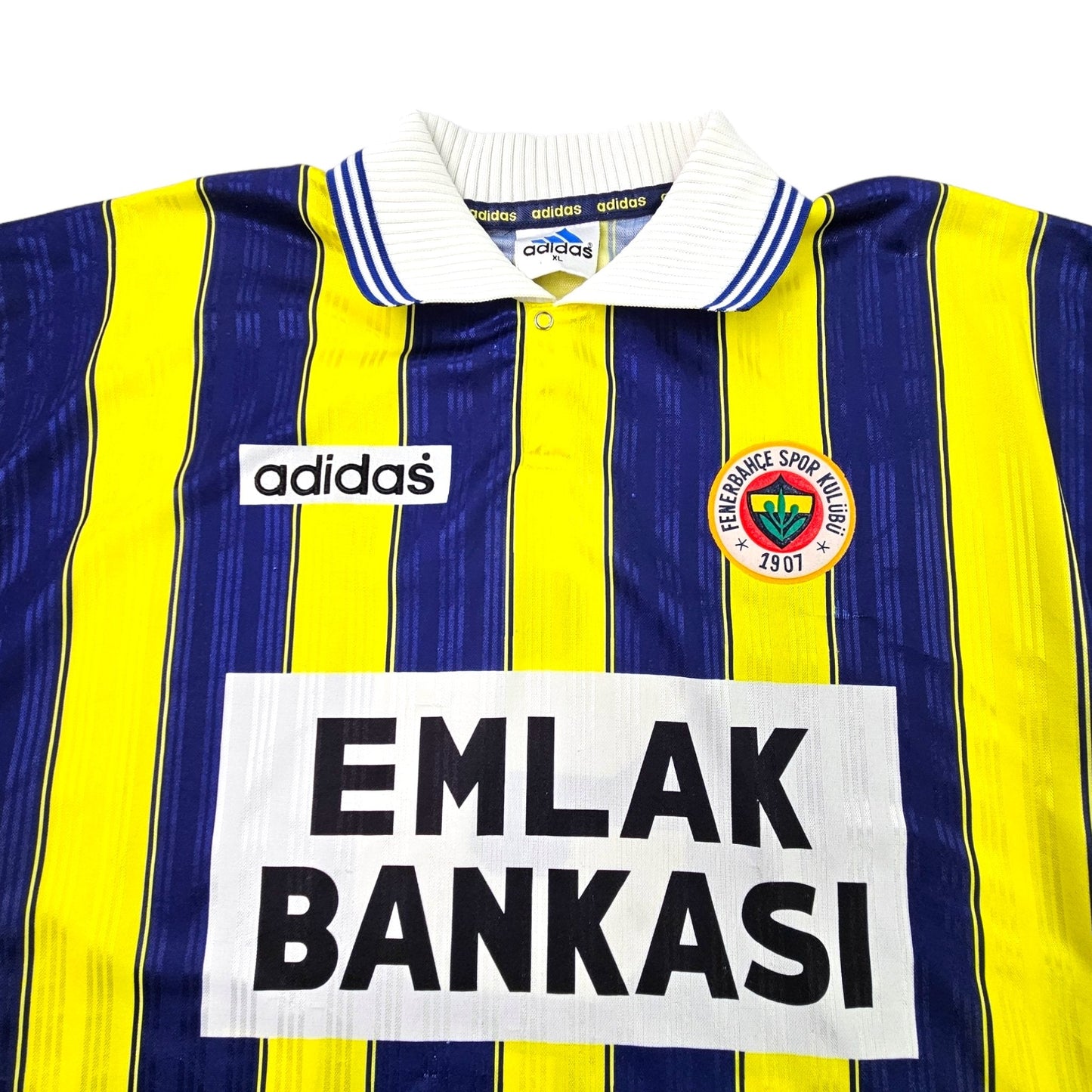 1997/98 Fenerbahce Home Football Shirt (L) Adidas # 9