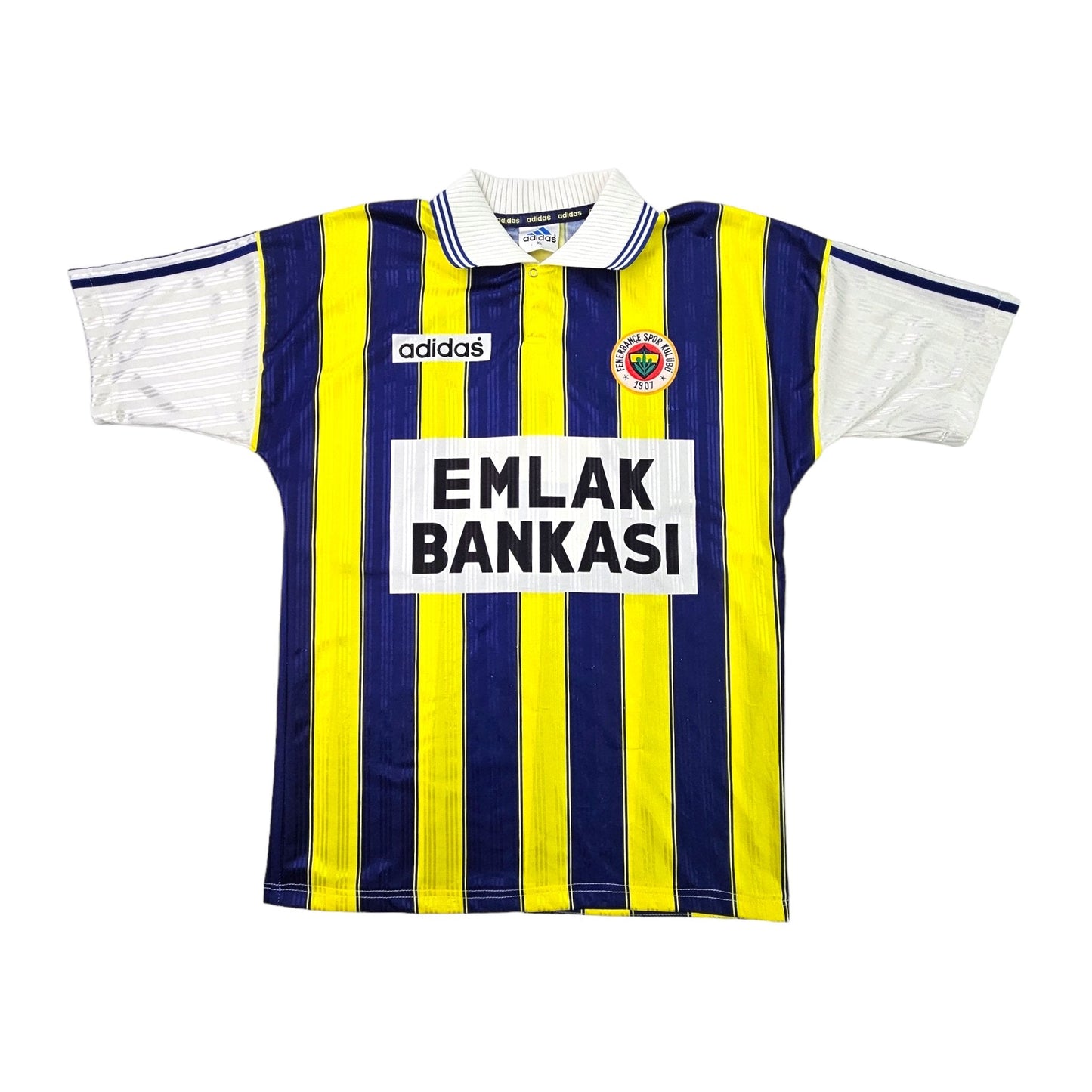 1997/98 Fenerbahce Home Football Shirt (L) Adidas # 9