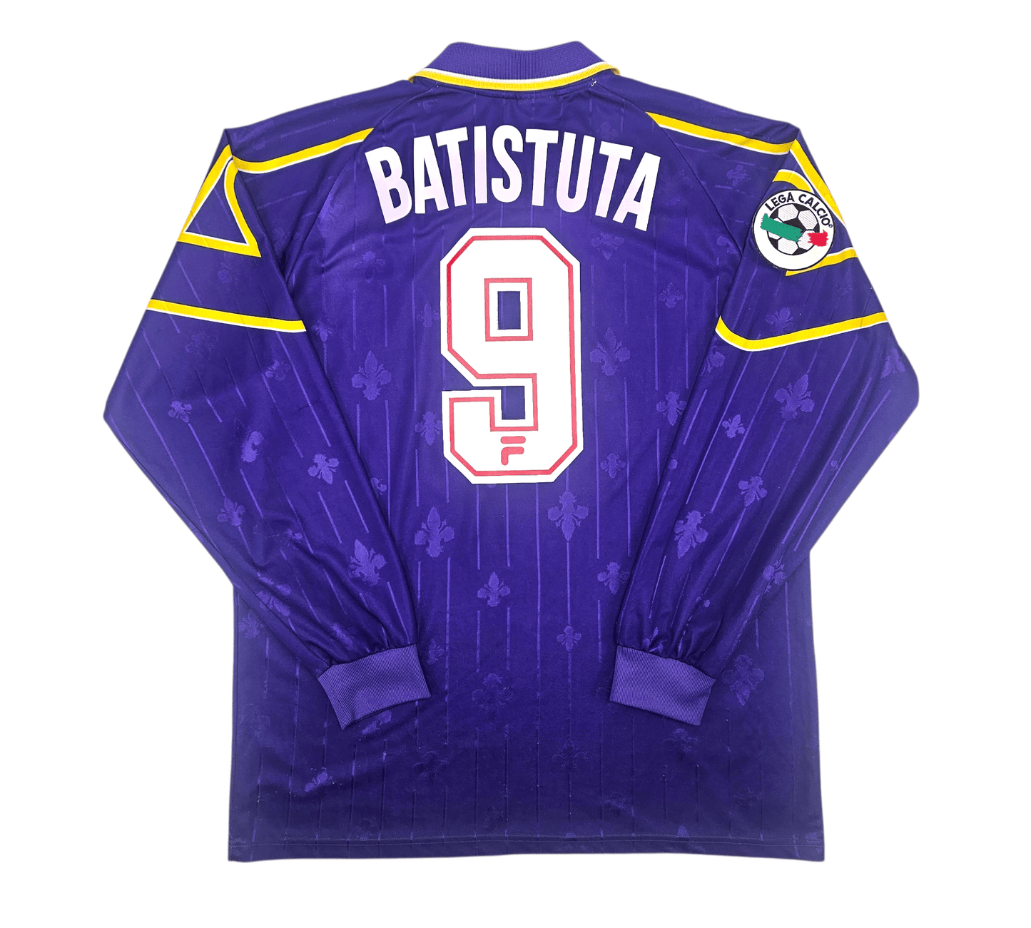 1997/98 Fiorentina Home Football Shirt (XL) FILA #9 Batistuta