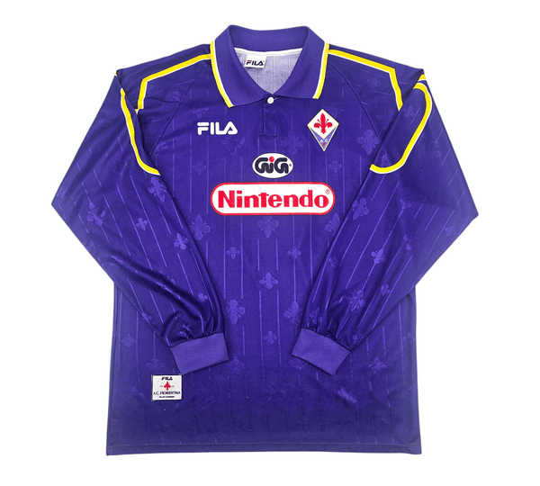 1997/98 Fiorentina Home Football Shirt (XL) FILA #9 Batistuta