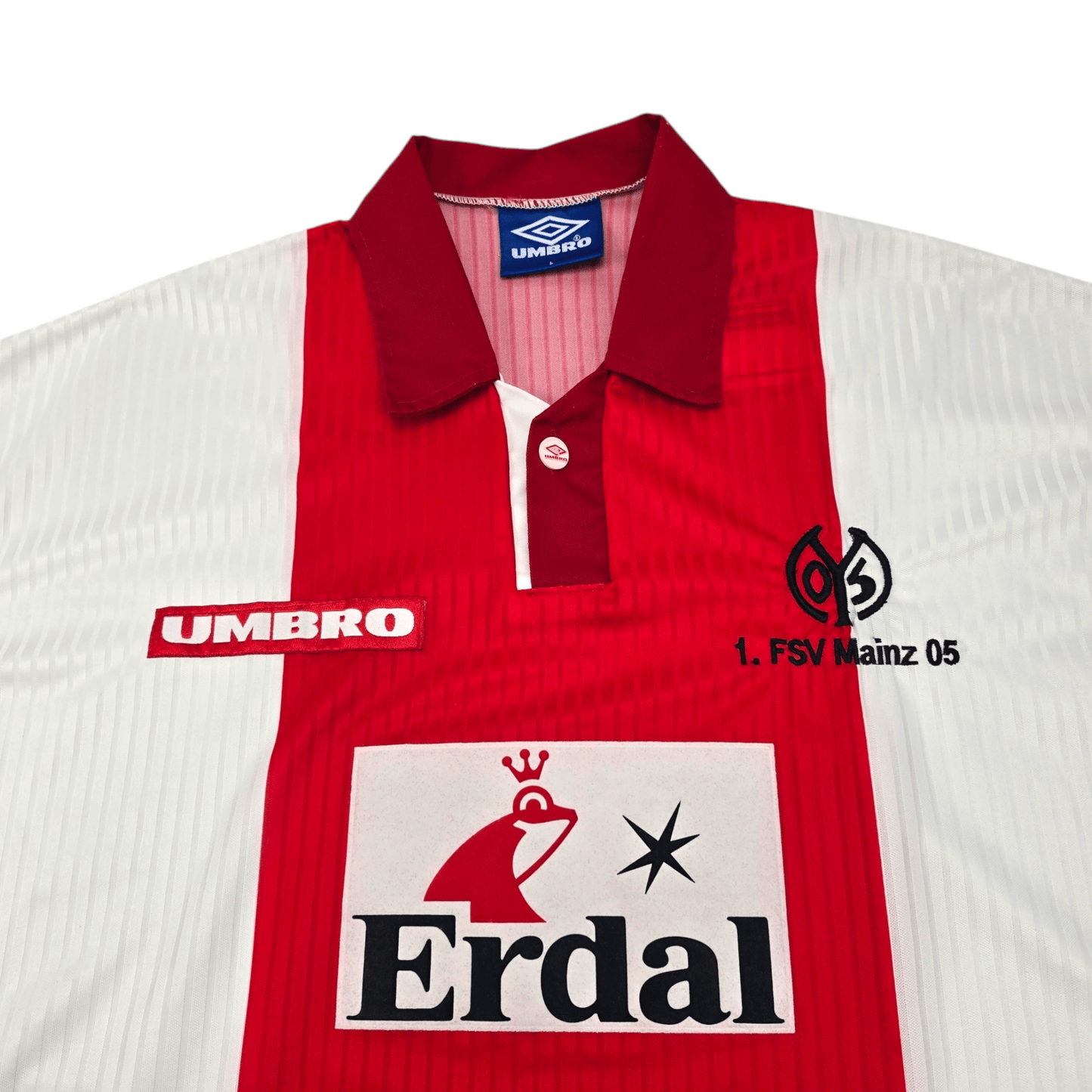 1997/98 FSV Mainz 05 Home Football Shirt (L) Umbro