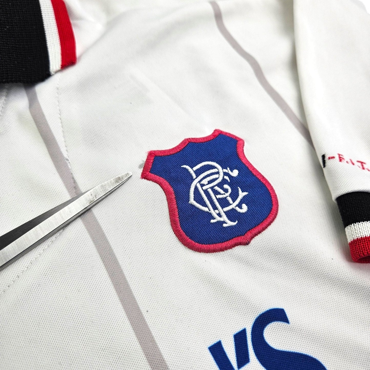 1997/98 Glasgow Rangers Away Football Shirt (L) Nike #8 Gascoigne