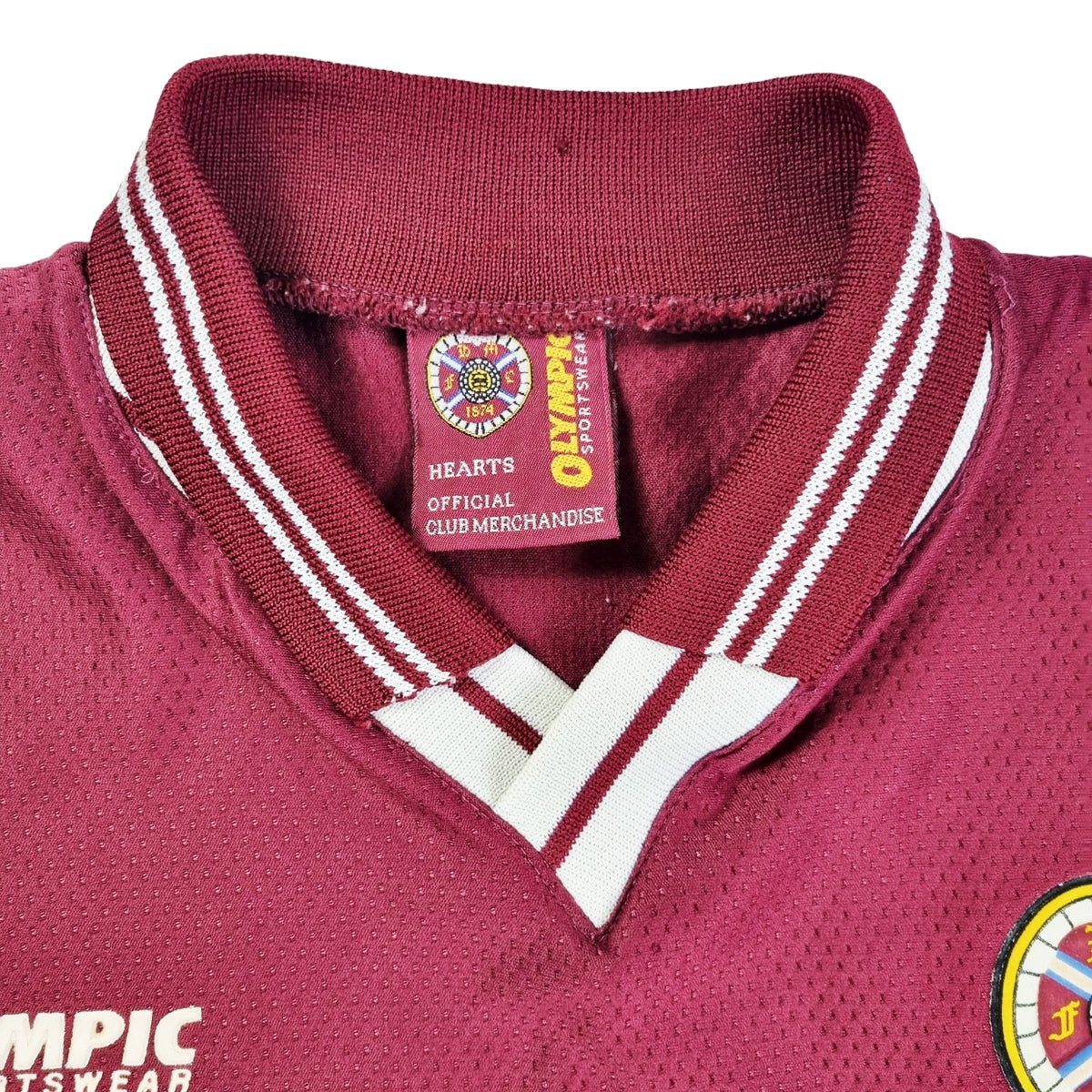 1997/98 Hearts Home Football Shirt (2XL) Olympic