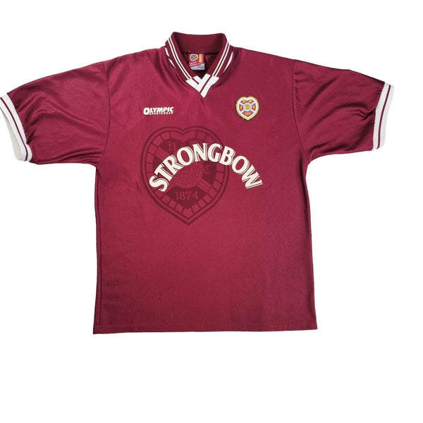 1997/98 Hearts Home Football Shirt (2XL) Olympic