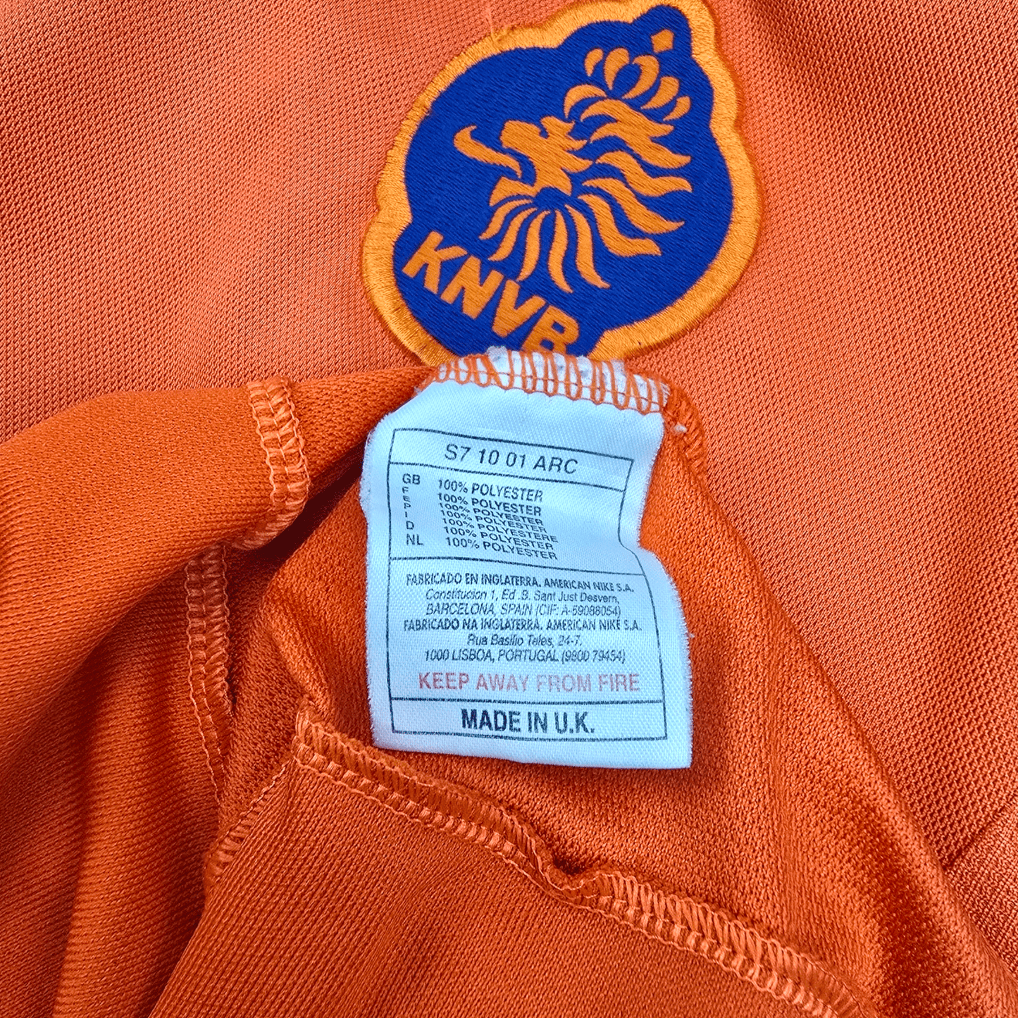 1997/98 Holland Home Football Shirt (S) Nike