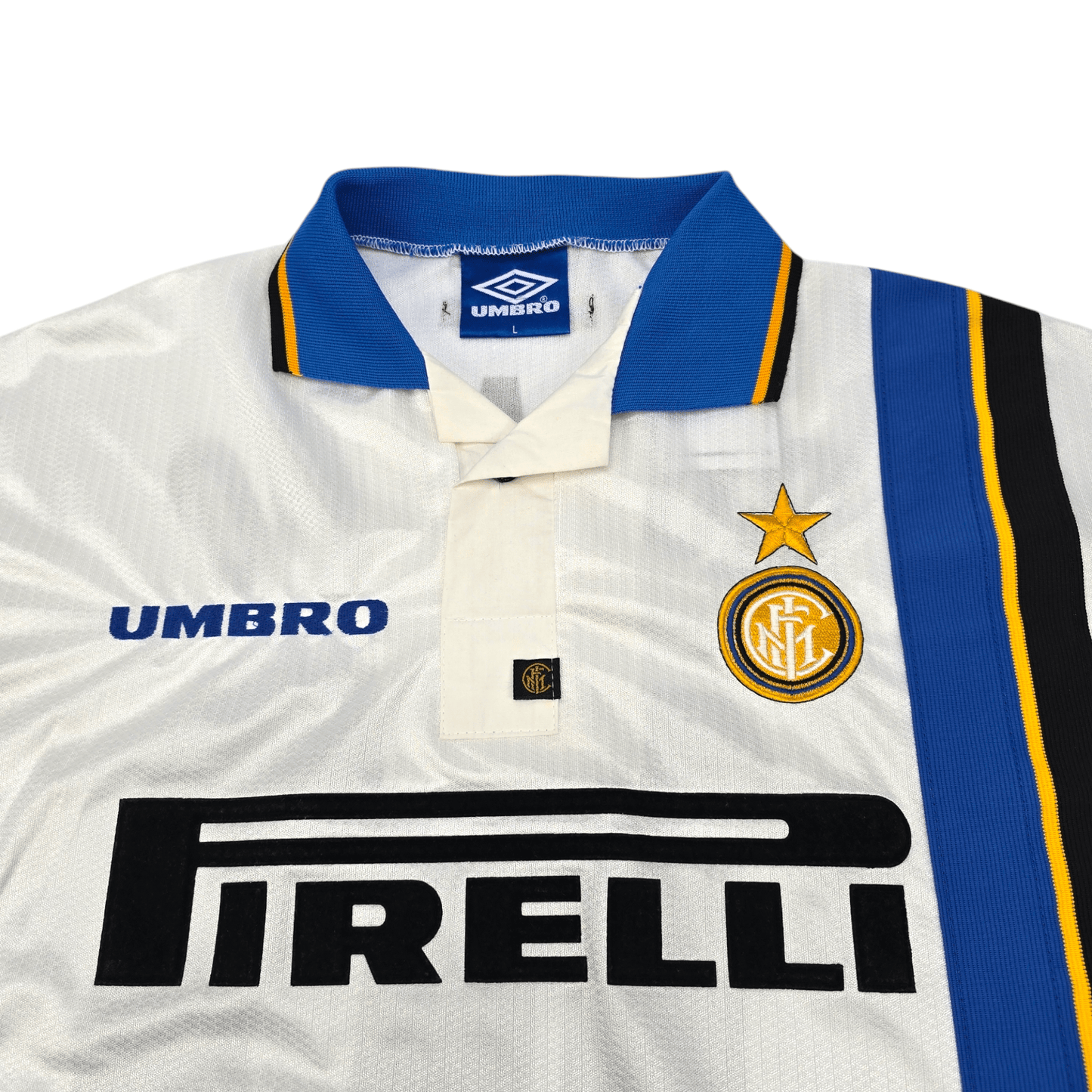1997/98 Inter Milan Away Football Shirt (L) Umbro #10 Ronaldo