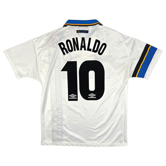 1997/98 Inter Milan Away Football Shirt (L) Umbro #10 Ronaldo