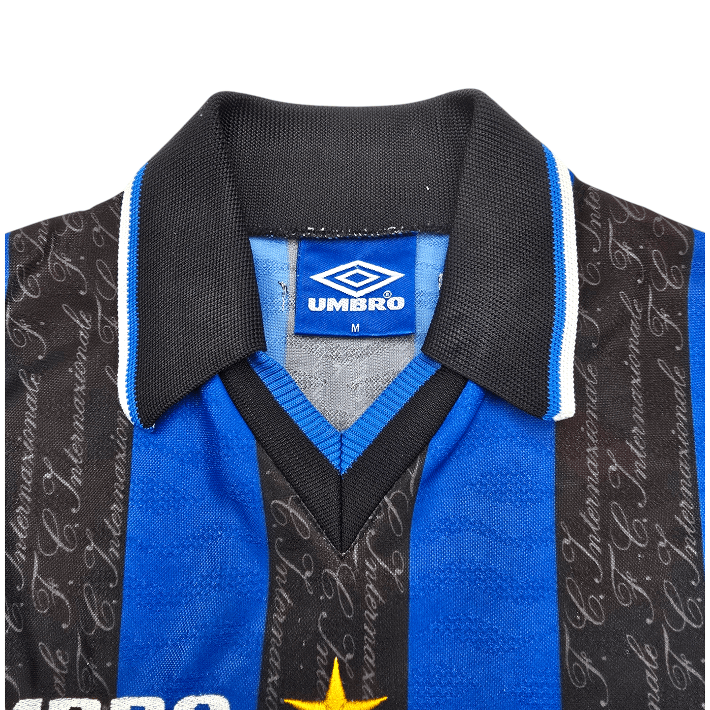 1997/98 Inter Milan Home Football Shirt (M) Umbro #10 Ronaldo