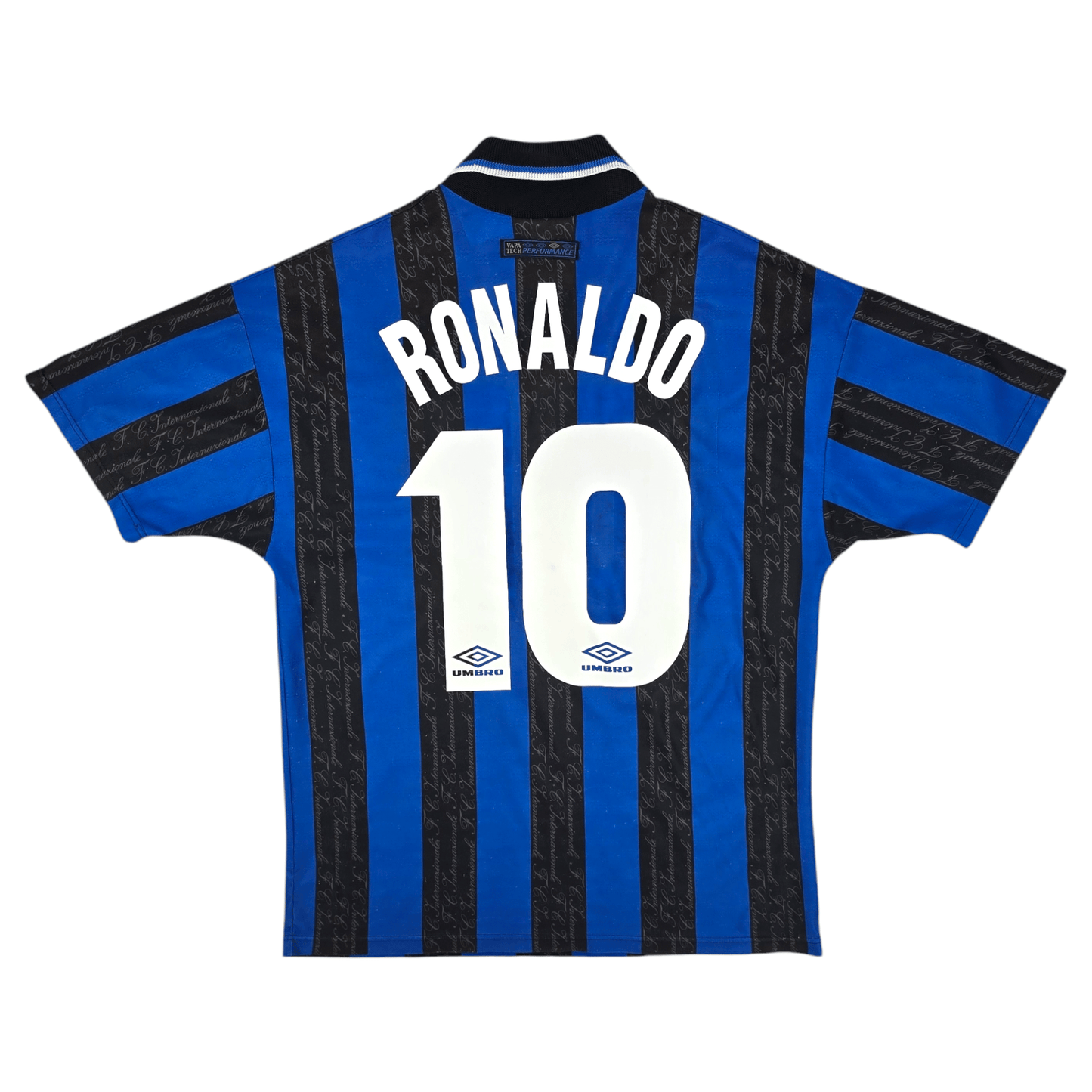 1997/98 Inter Milan Home Football Shirt (M) Umbro #10 Ronaldo
