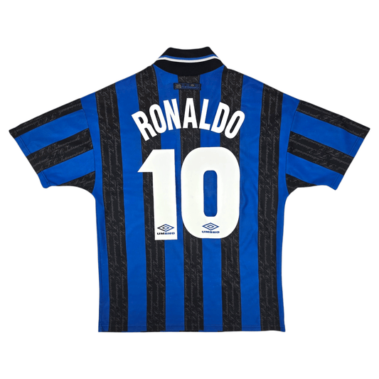 1997/98 Inter Milan Home Football Shirt (M) Umbro #10 Ronaldo