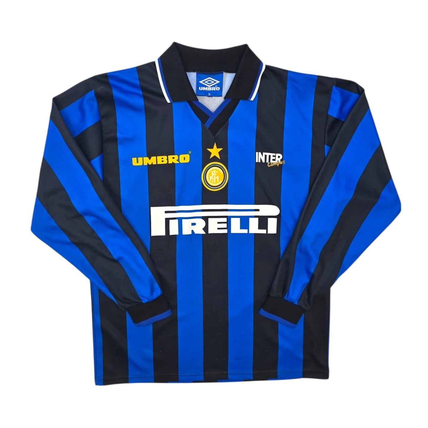 1997/98 Inter Milan Home Football Shirt (M) Umbro | Campus