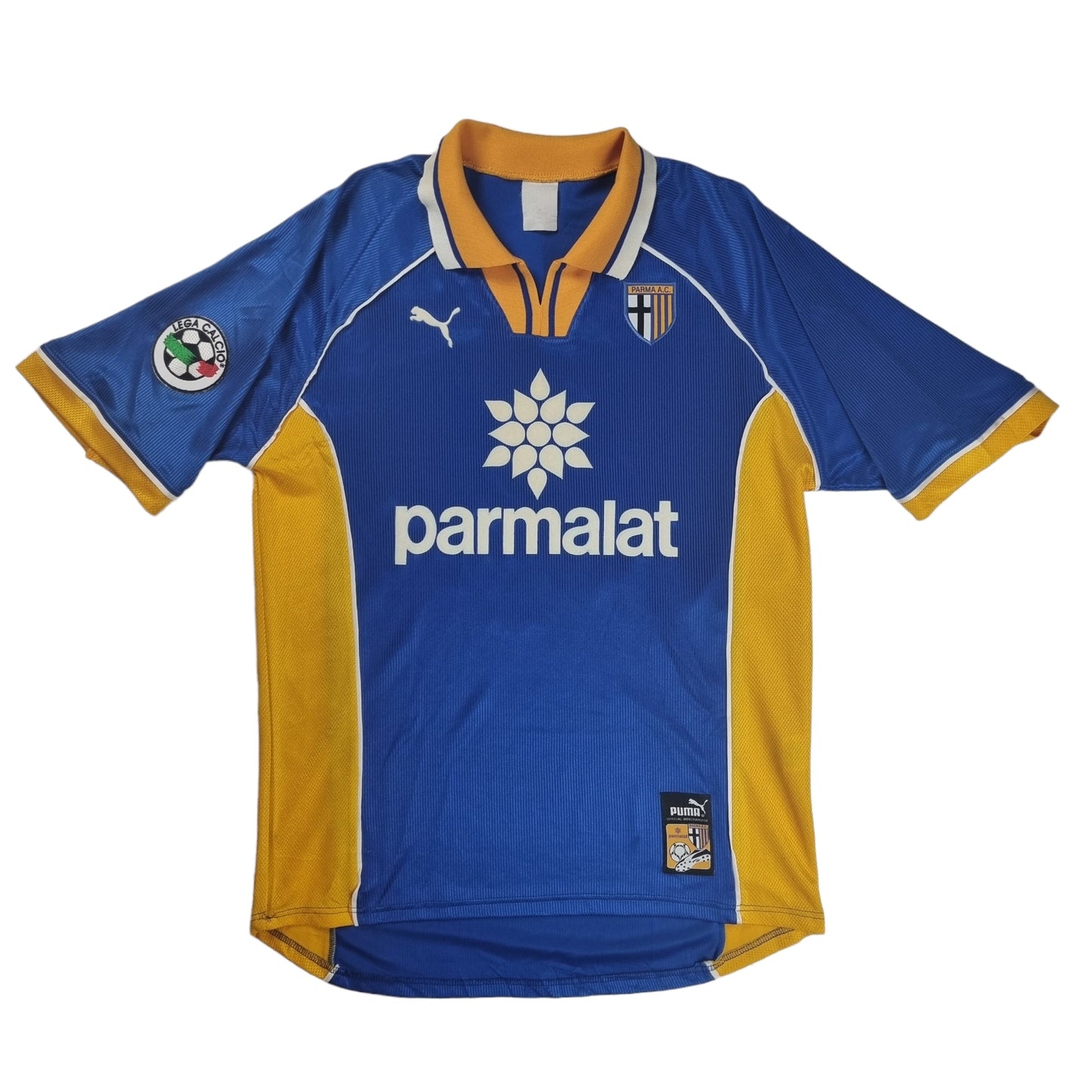 1997/98 Parma Away Football Shirt (XL) Puma #11 Crespo