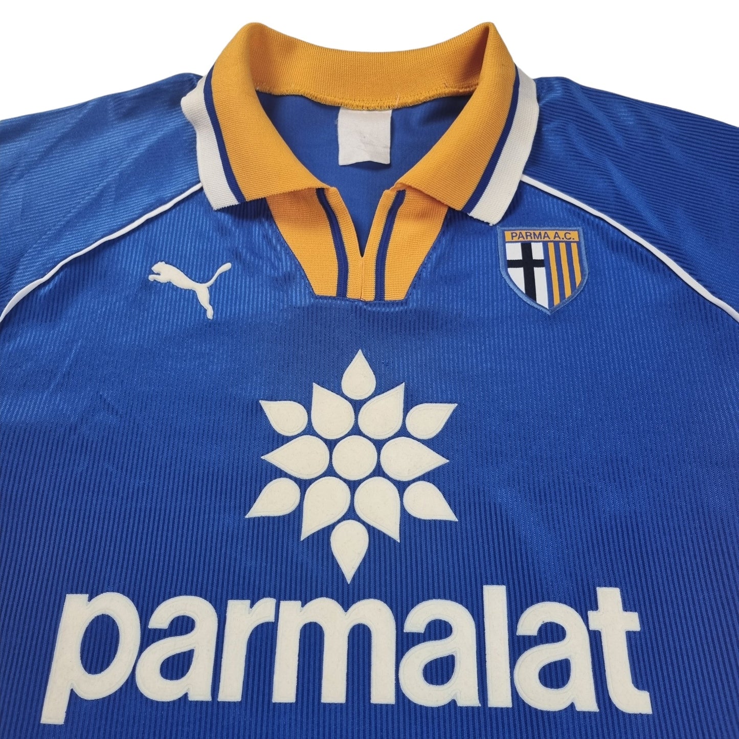 1997/98 Parma Away Football Shirt (XL) Puma #11 Crespo