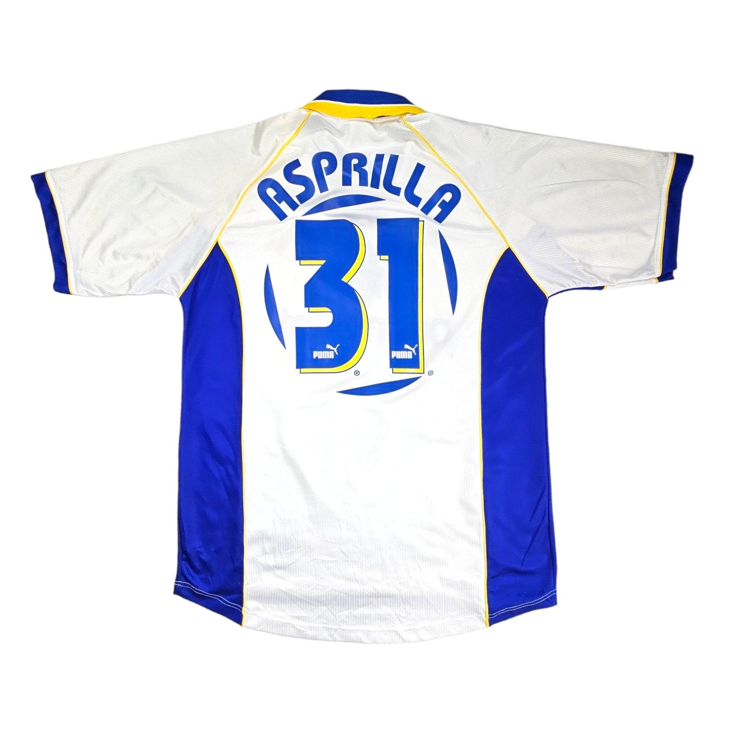 1997/98 Parma Home Football Shirt (L) Puma #31 Asprilla