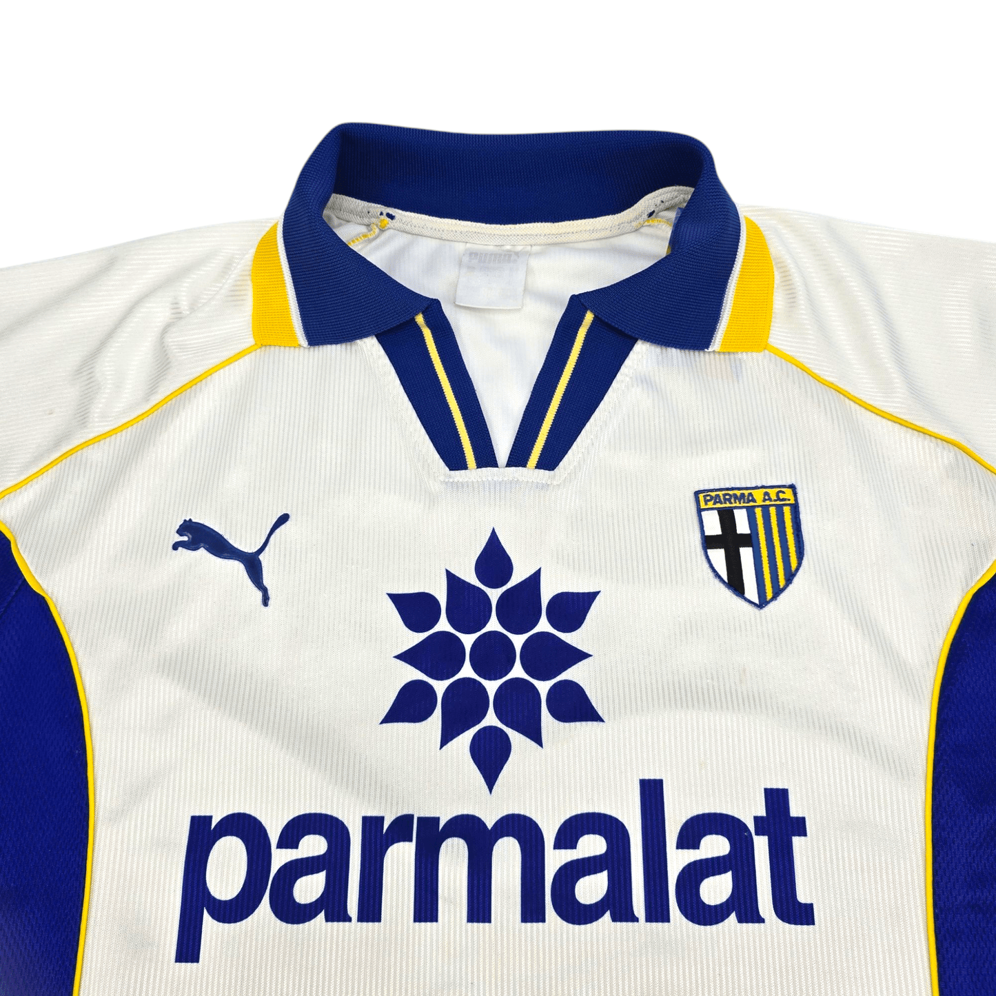 1997/98 Parma Home Football Shirt (XL) Puma (Player Version)