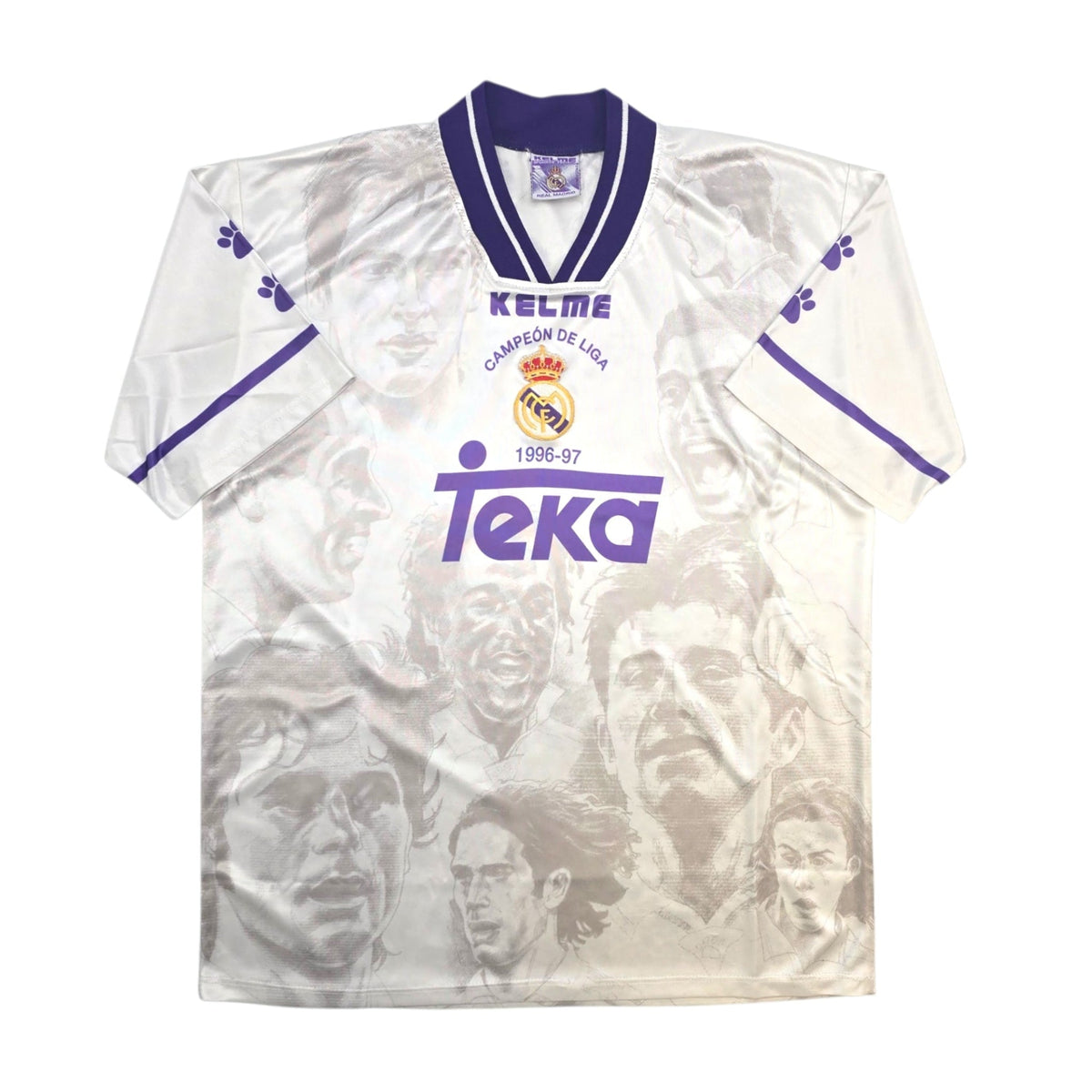 1997/98 Real Madrid Special Edition Football Shirt (M) Kelme (Campeon de Liga)