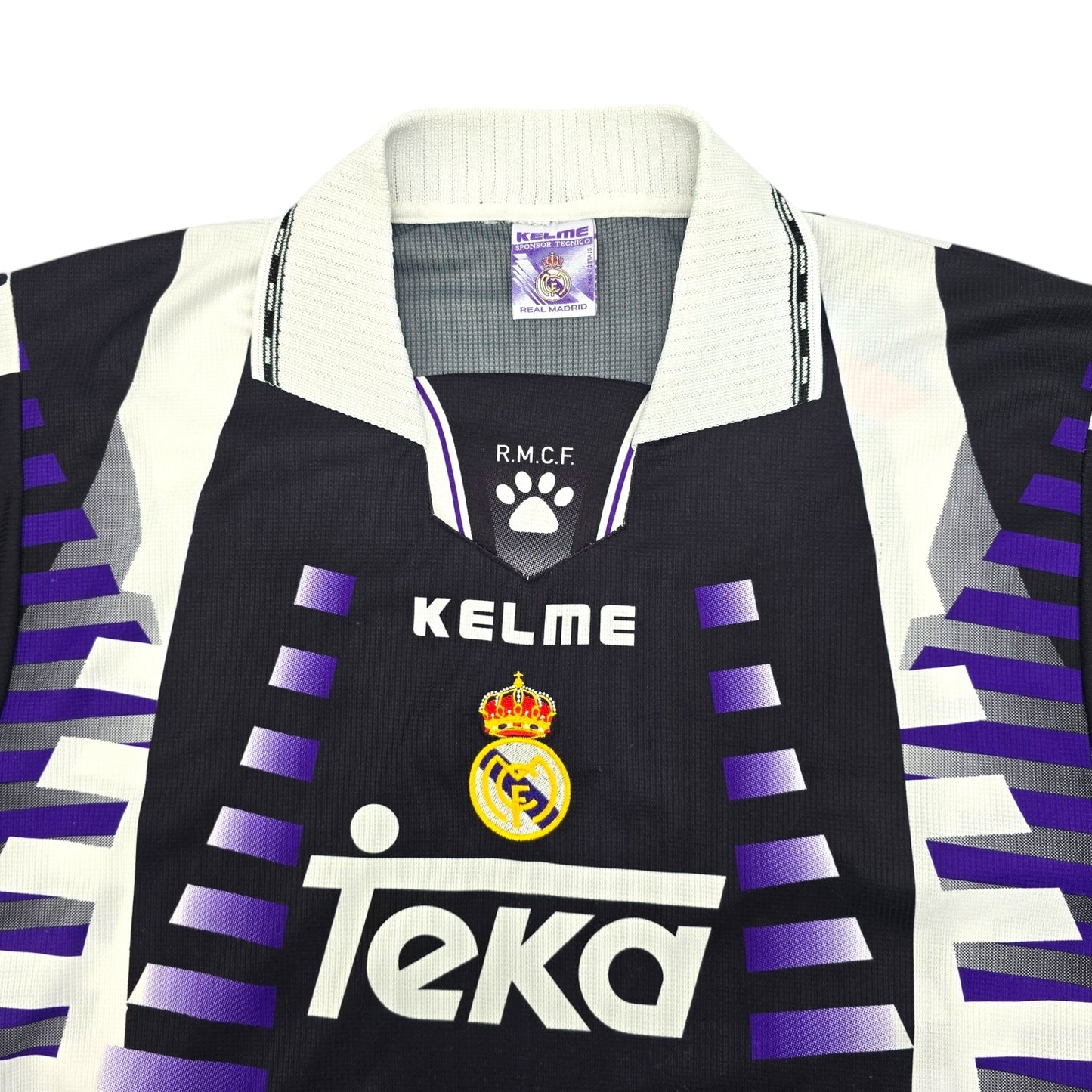 1997/98 Real Madrid Third Football Shirt (M) Kelme #10 Seedorf