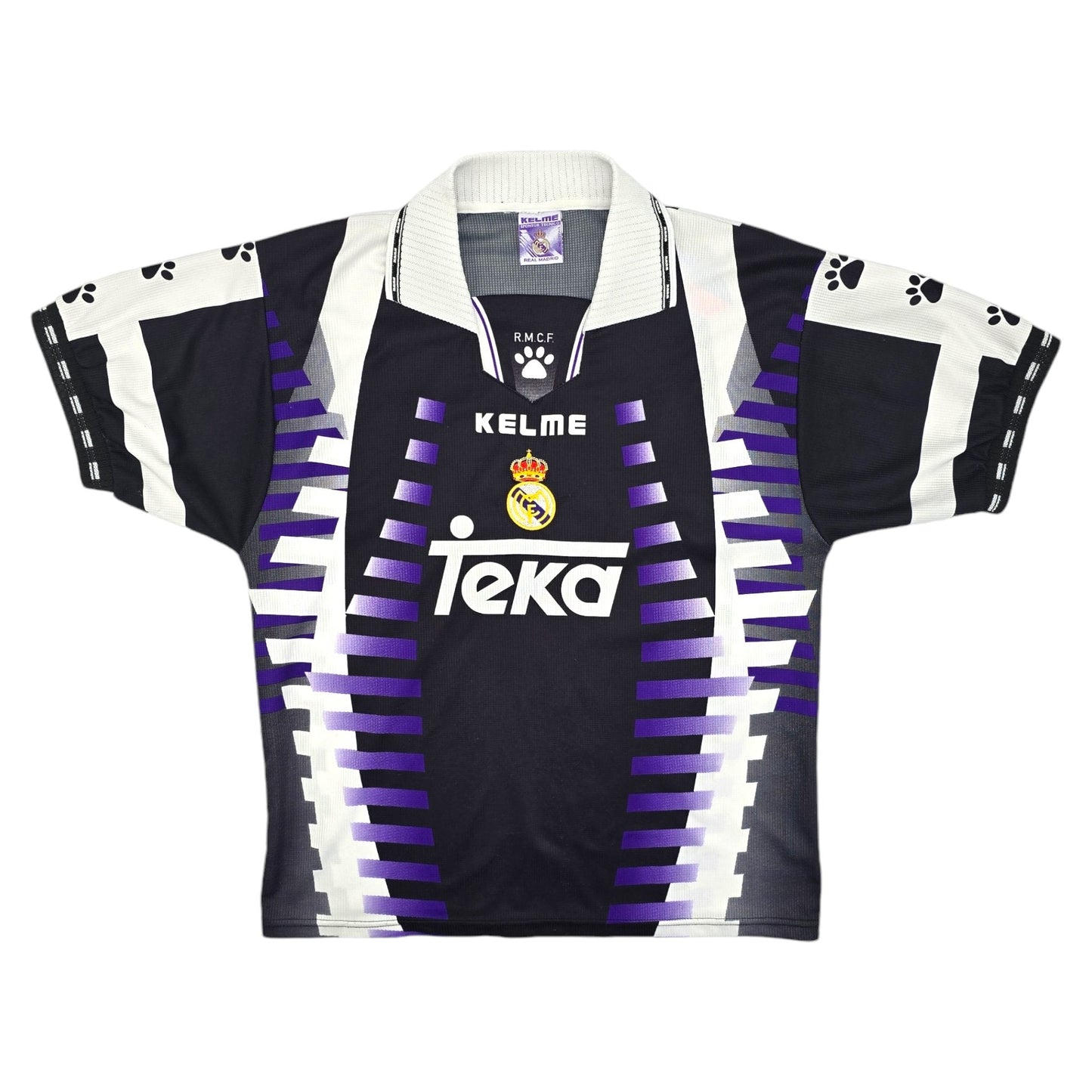 1997/98 Real Madrid Third Football Shirt (M) Kelme #10 Seedorf