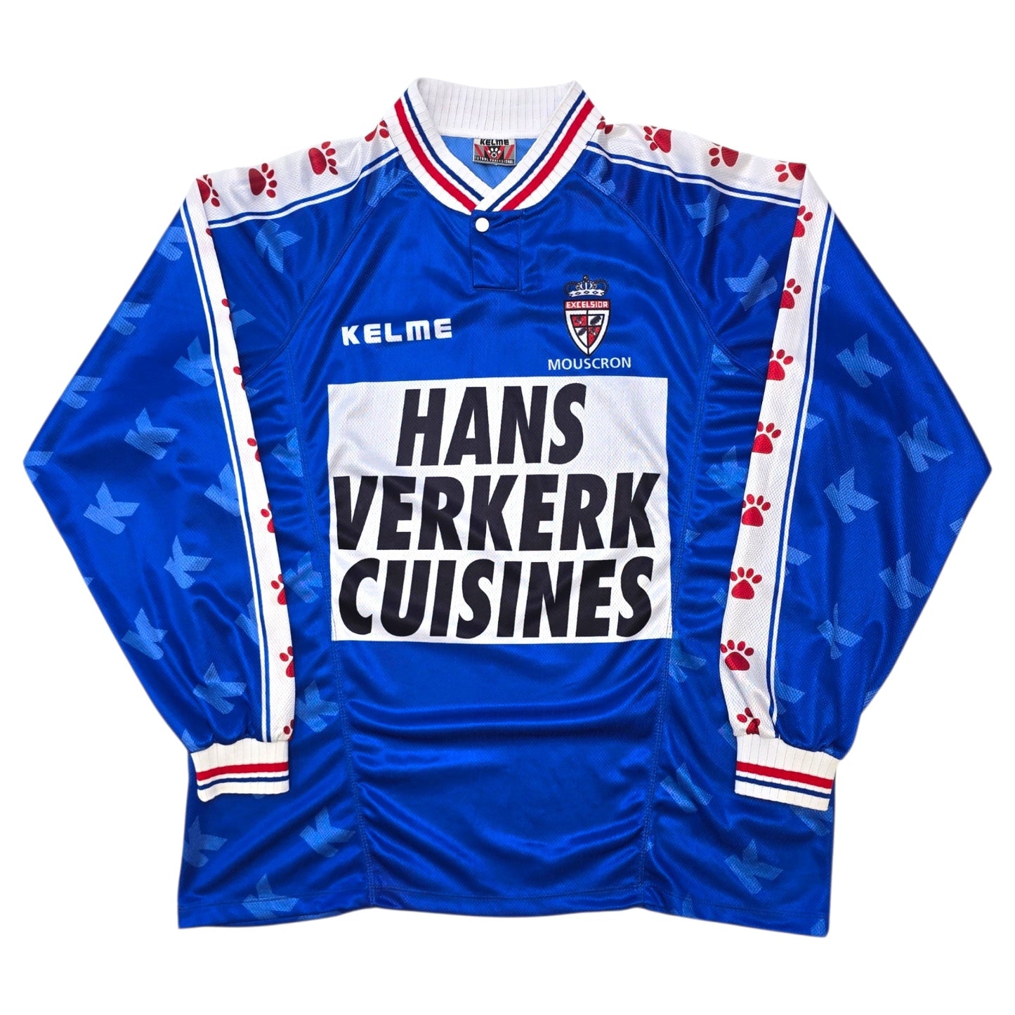 1997/98 Royal Excel Mouscron Away Football Shirt (XL) Kelme