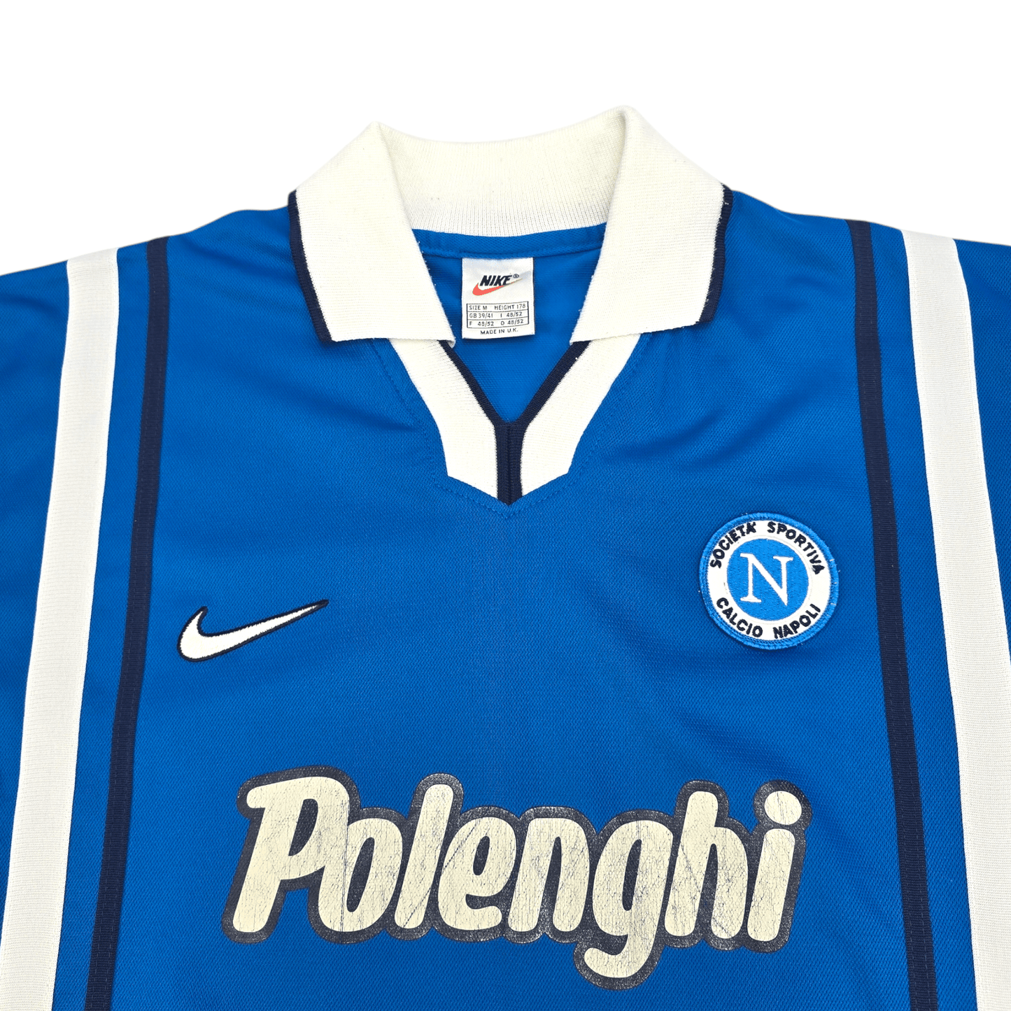 1997/98 SSC Napoli Home Football Shirt (M) Nike