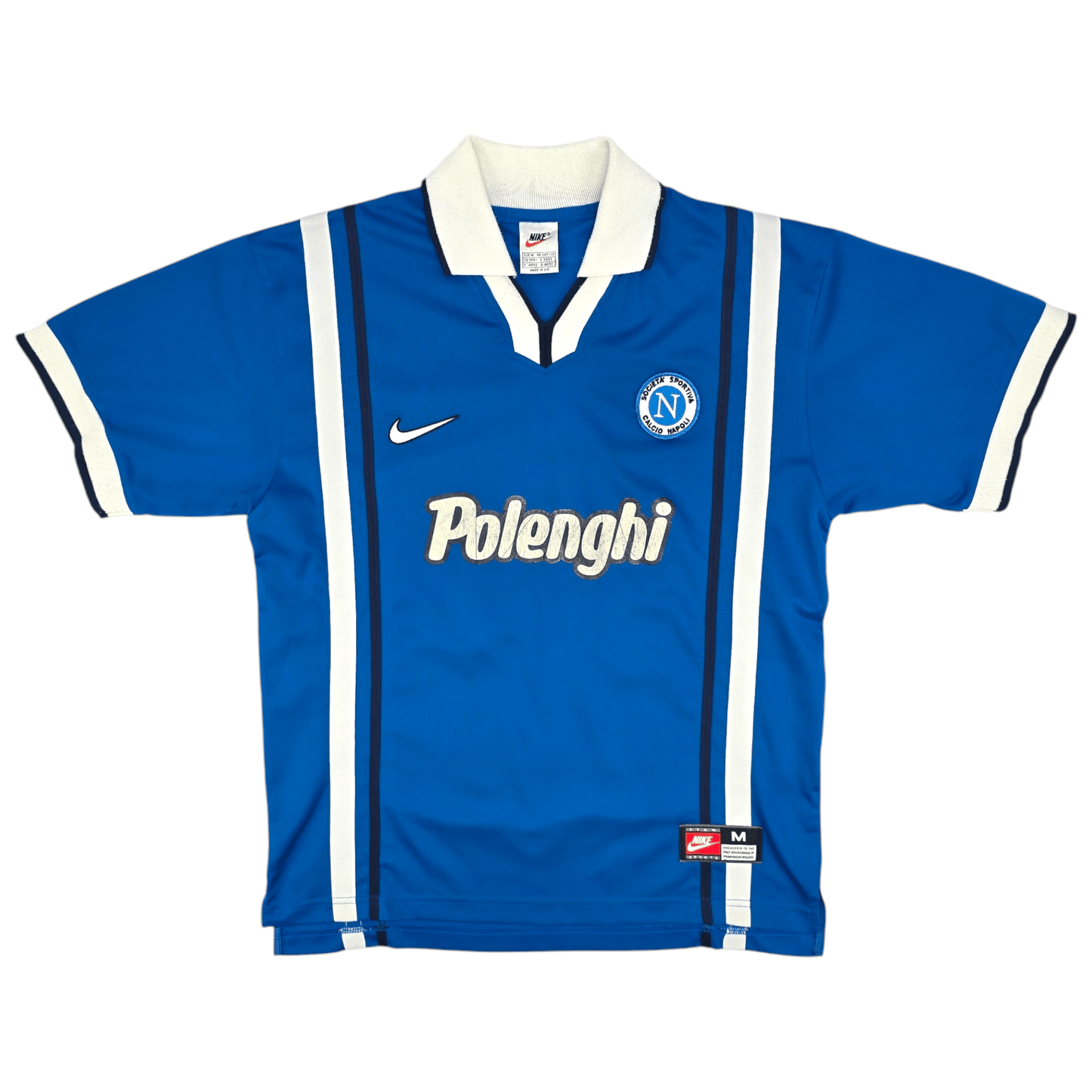 1997/98 SSC Napoli Home Football Shirt (M) Nike
