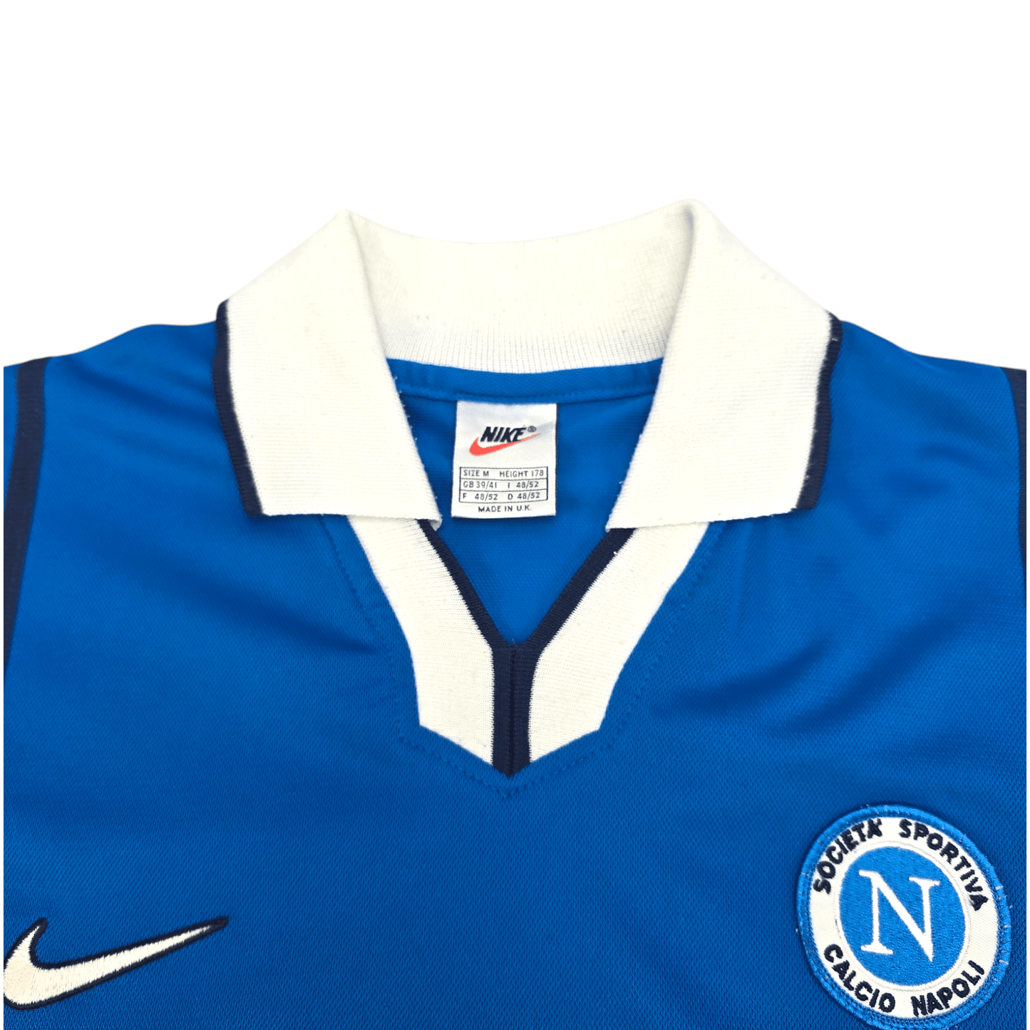 1997/98 SSC Napoli Home Football Shirt (M) Nike