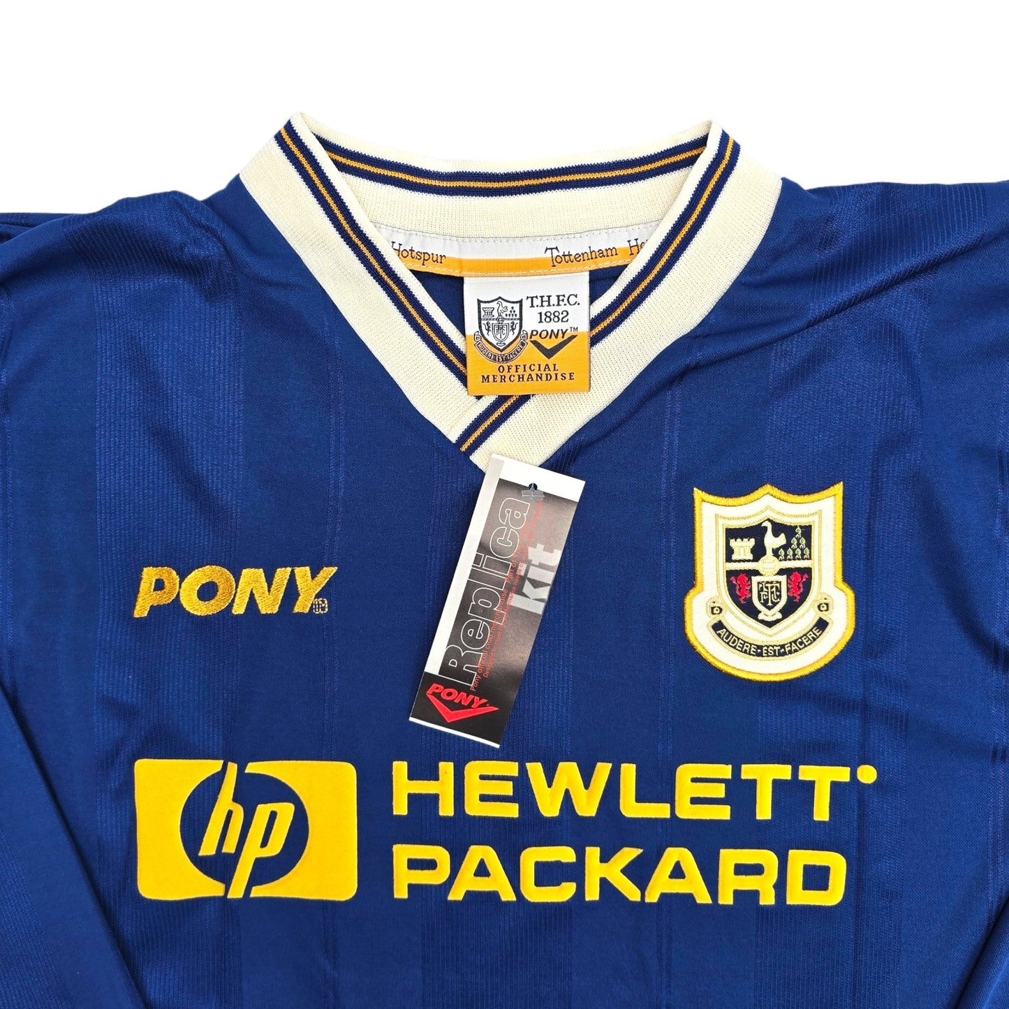 1997/98 Tottenham Hotspur Away Football Shirt (L) Pony #18 Iversen (BNWTs)