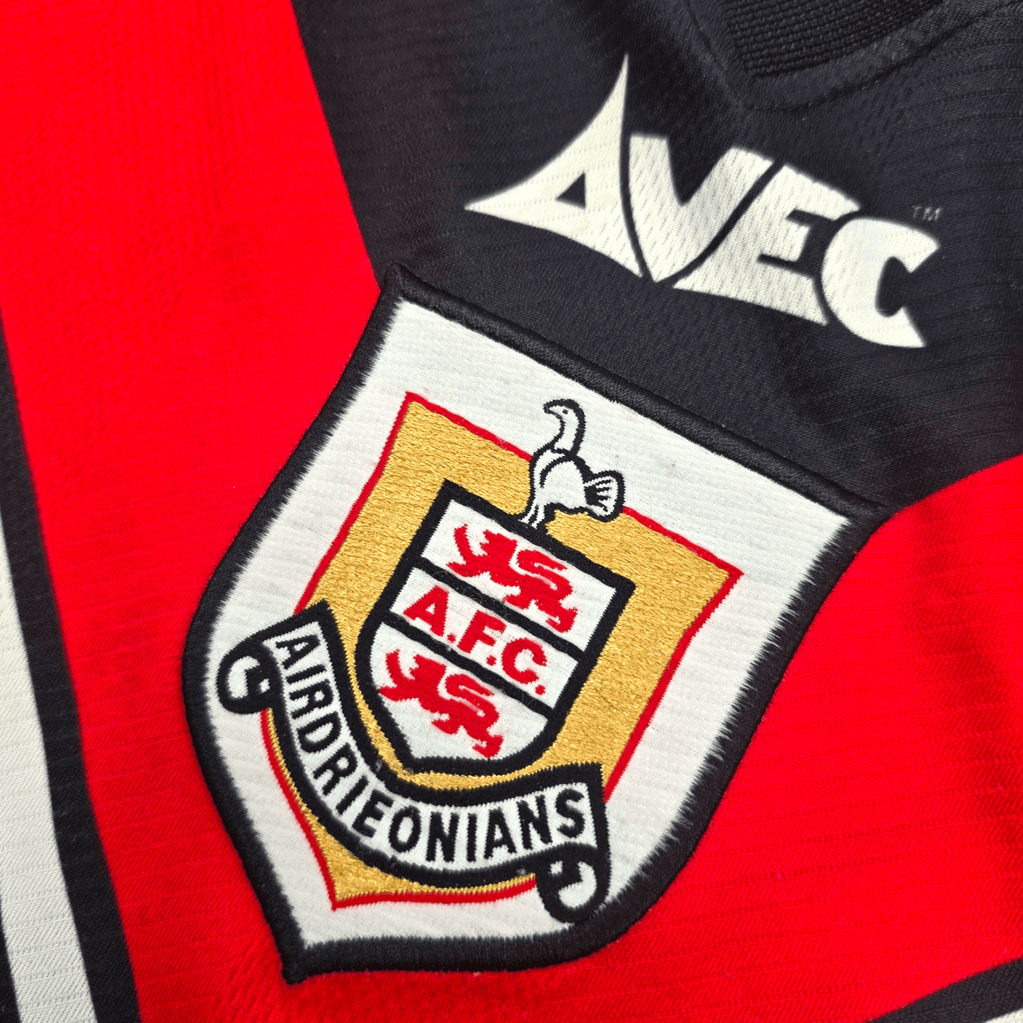 1997/99 Airdrieonians Away Football Shirt (L) Avec