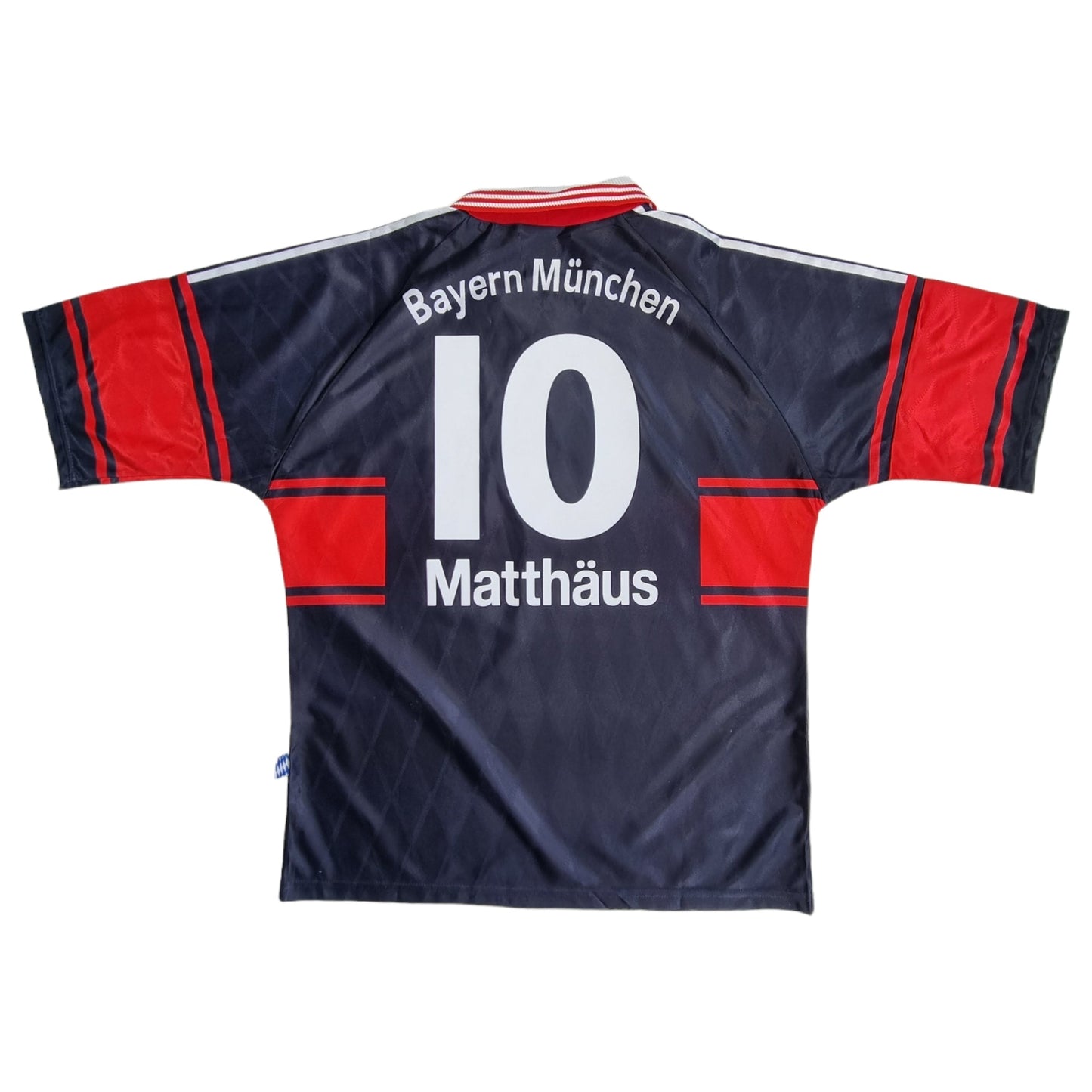 1997/99 Bayern Munich Away Football Shirt (L) Adidas # 10 Matthaus