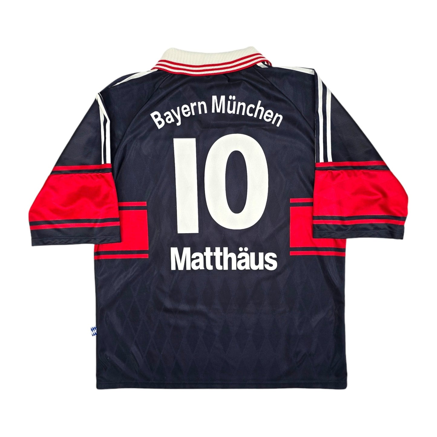 1997/99 Bayern Munich Away Football Shirt (XL) Adidas #10 Matthaus