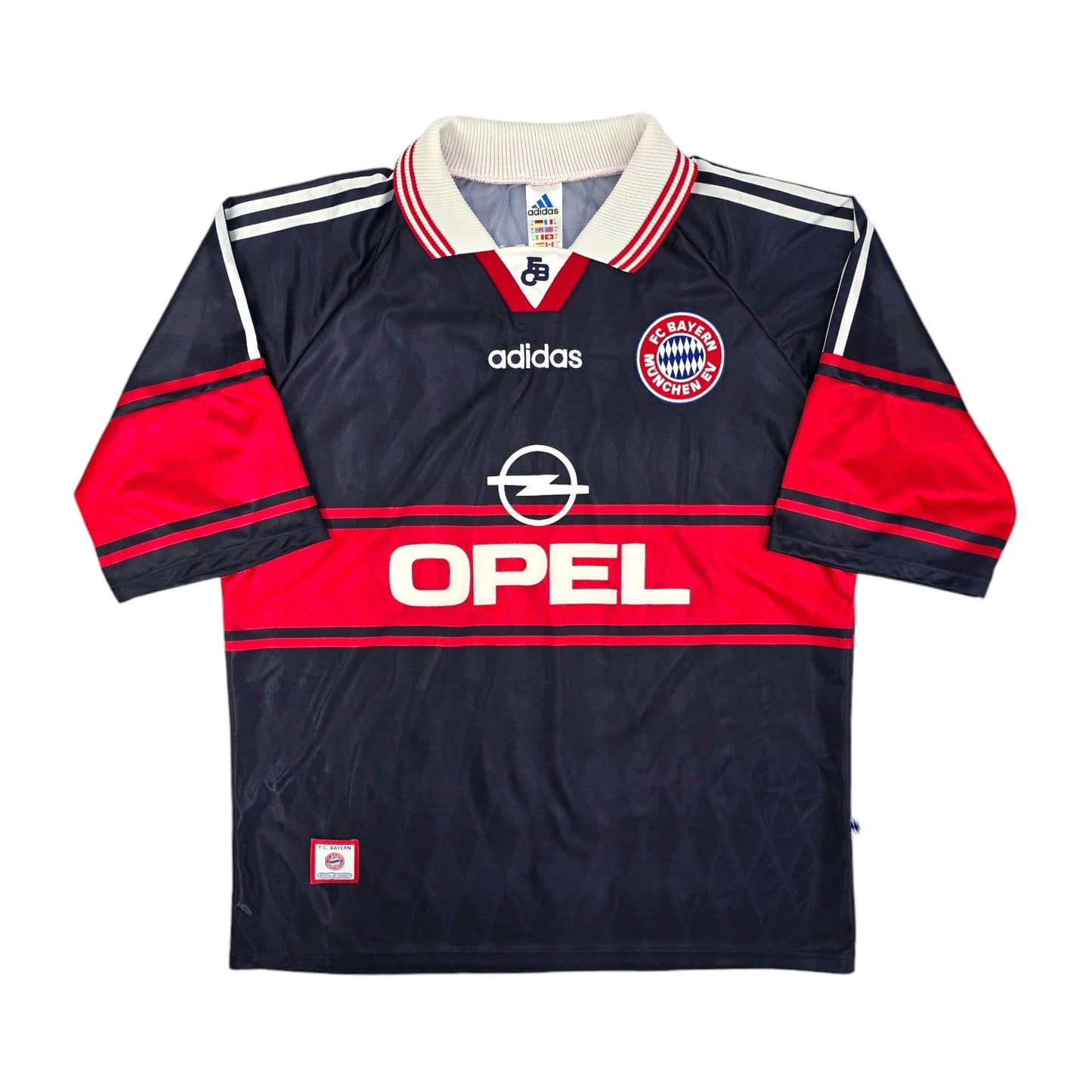 1997/99 Bayern Munich Away Football Shirt (XL) Adidas #10 Matthaus