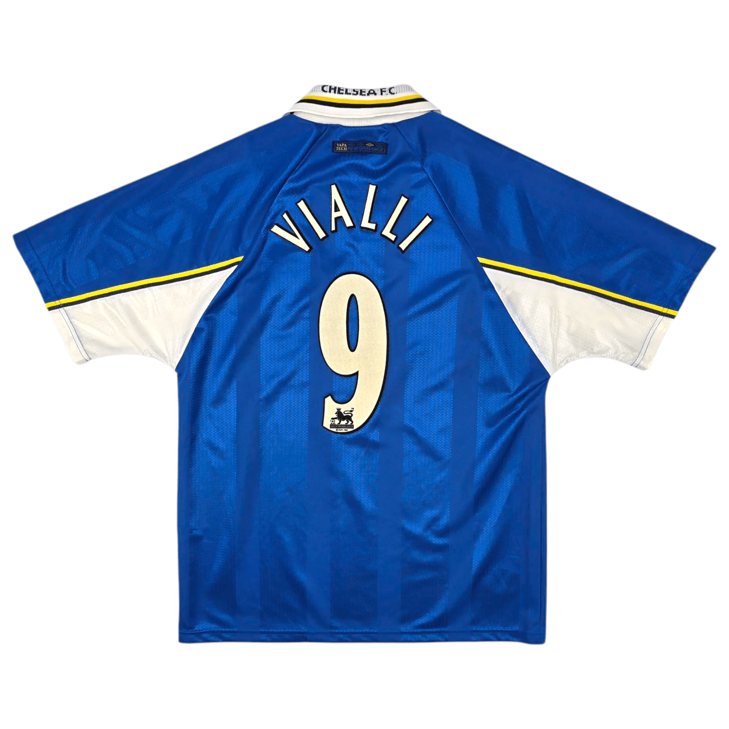 1997/99 Chelsea Home Football Shirt (M) Umbro #9 Vialli