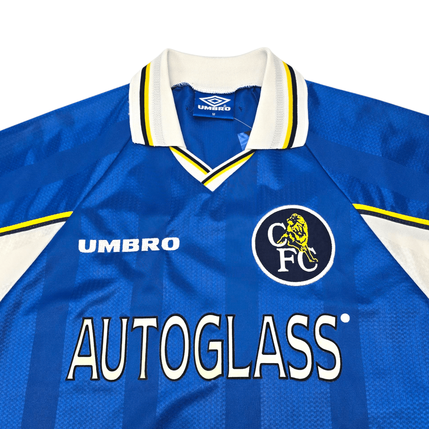 1997/99 Chelsea Home Football Shirt (M) Umbro #9 Vialli