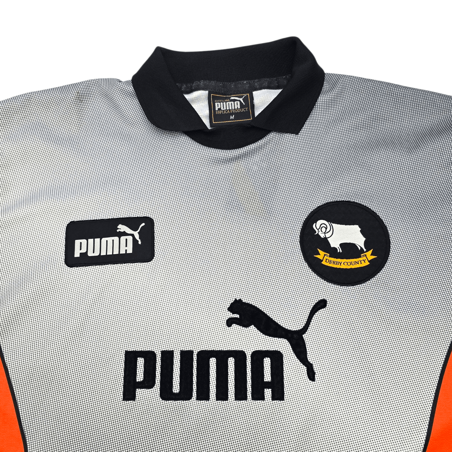 1997/99 Derby County Goal Keeper Football Shirt (M) Puma #21 Poom