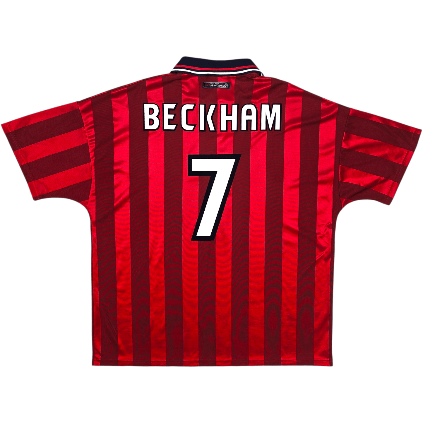 1997/99 England Away Football Shirt (2XL) Umbro #7 Beckham