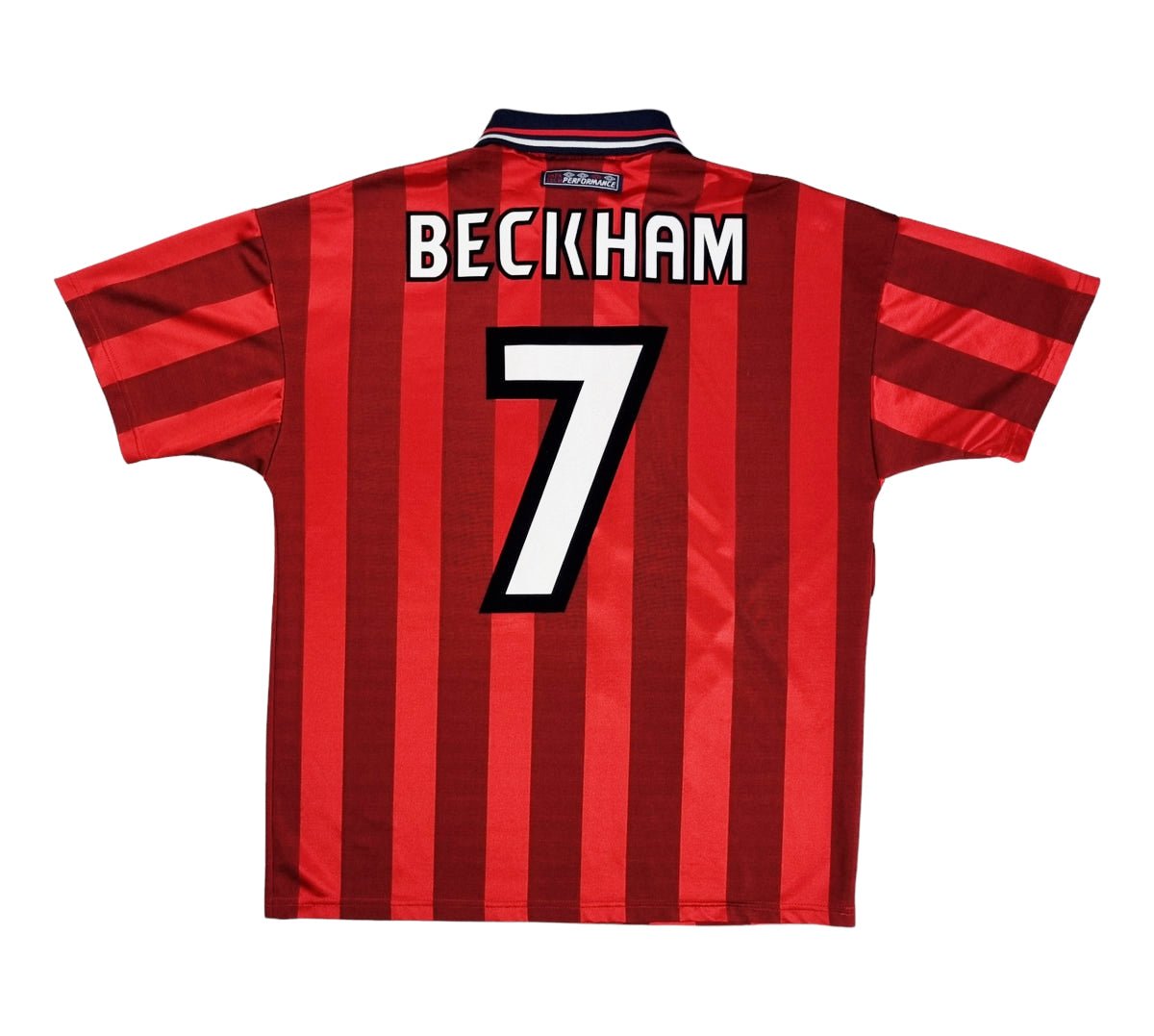 1997/99 England Away Football Shirt (M) Umbro #7 Beckham