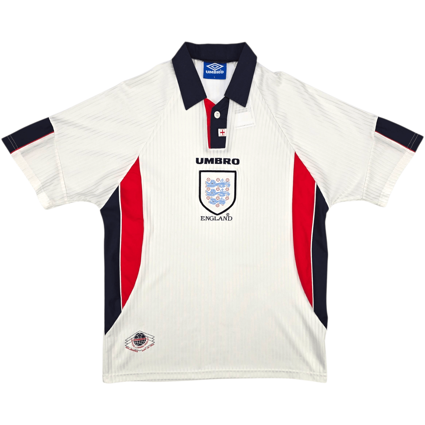 1997/99 England Home Football Shirt (L) Umbro