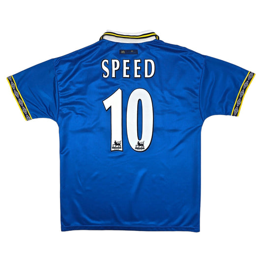 1997/99 Everton Home Football Shirt (L) Umbro #10 Speed