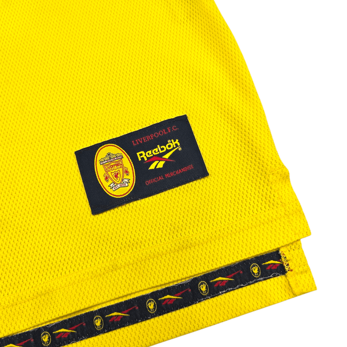 1997/99 Liverpool Away Football Shirt (M) Reebok #15 Berger