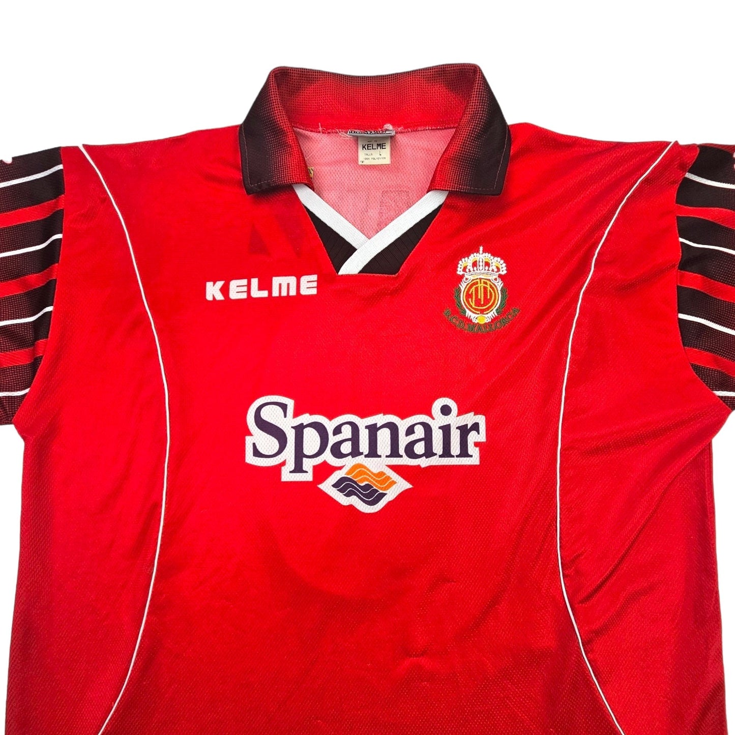 1997/99 Real Mallorca Home Football Shirt (L) Kelme #9 Dani