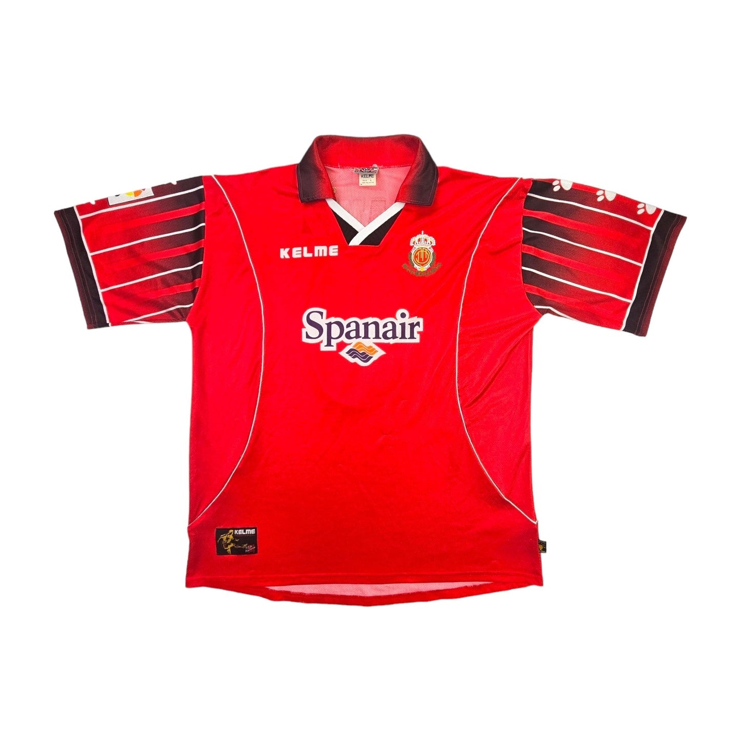 1997/99 Real Mallorca Home Football Shirt (L) Kelme #9 Dani