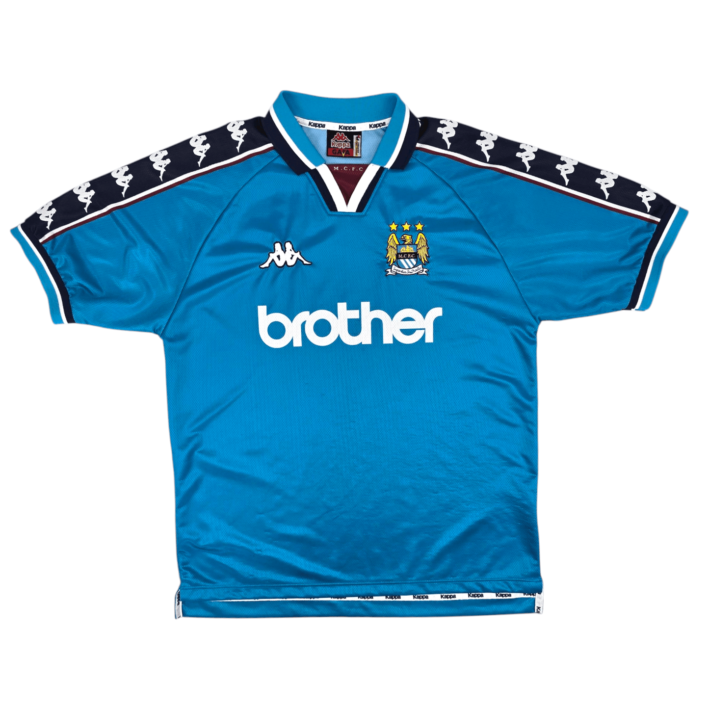 1997/99 Manchester City Home Football Shirt (L) Kappa