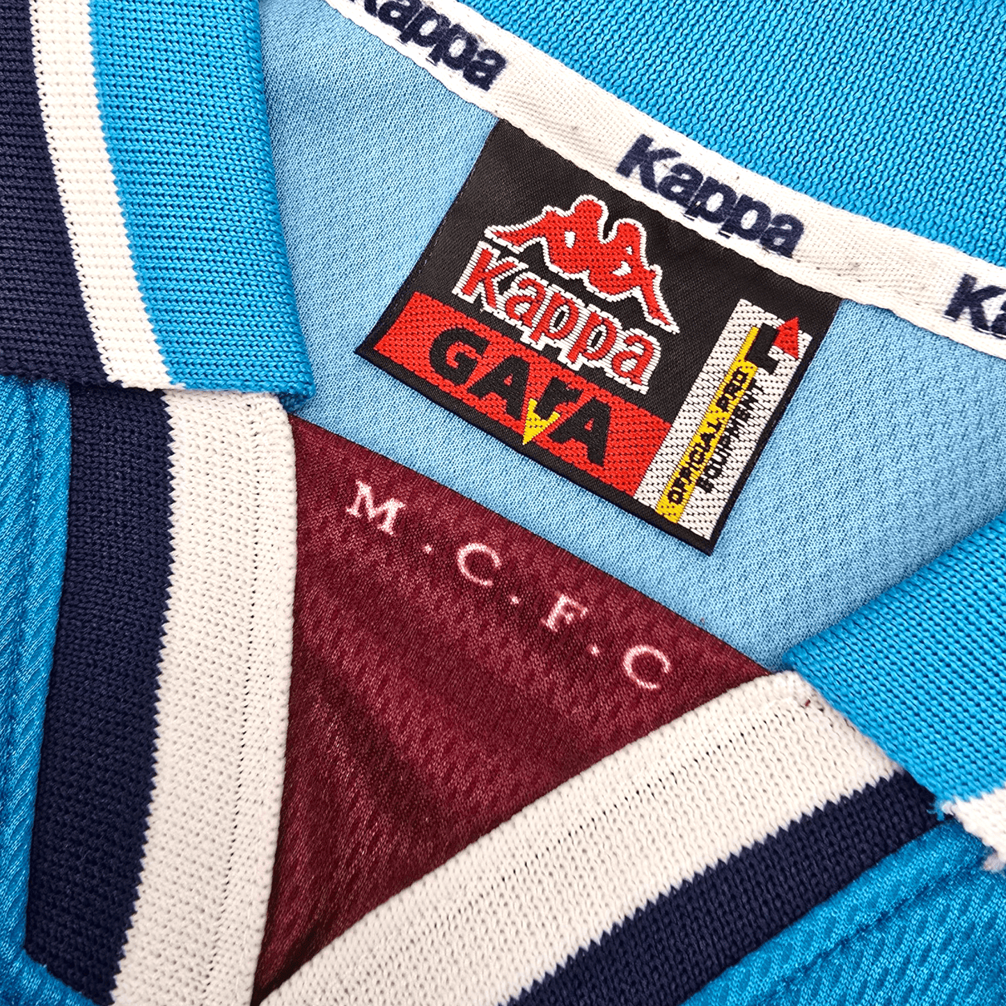 1997/99 Manchester City Home Football Shirt (L) Kappa