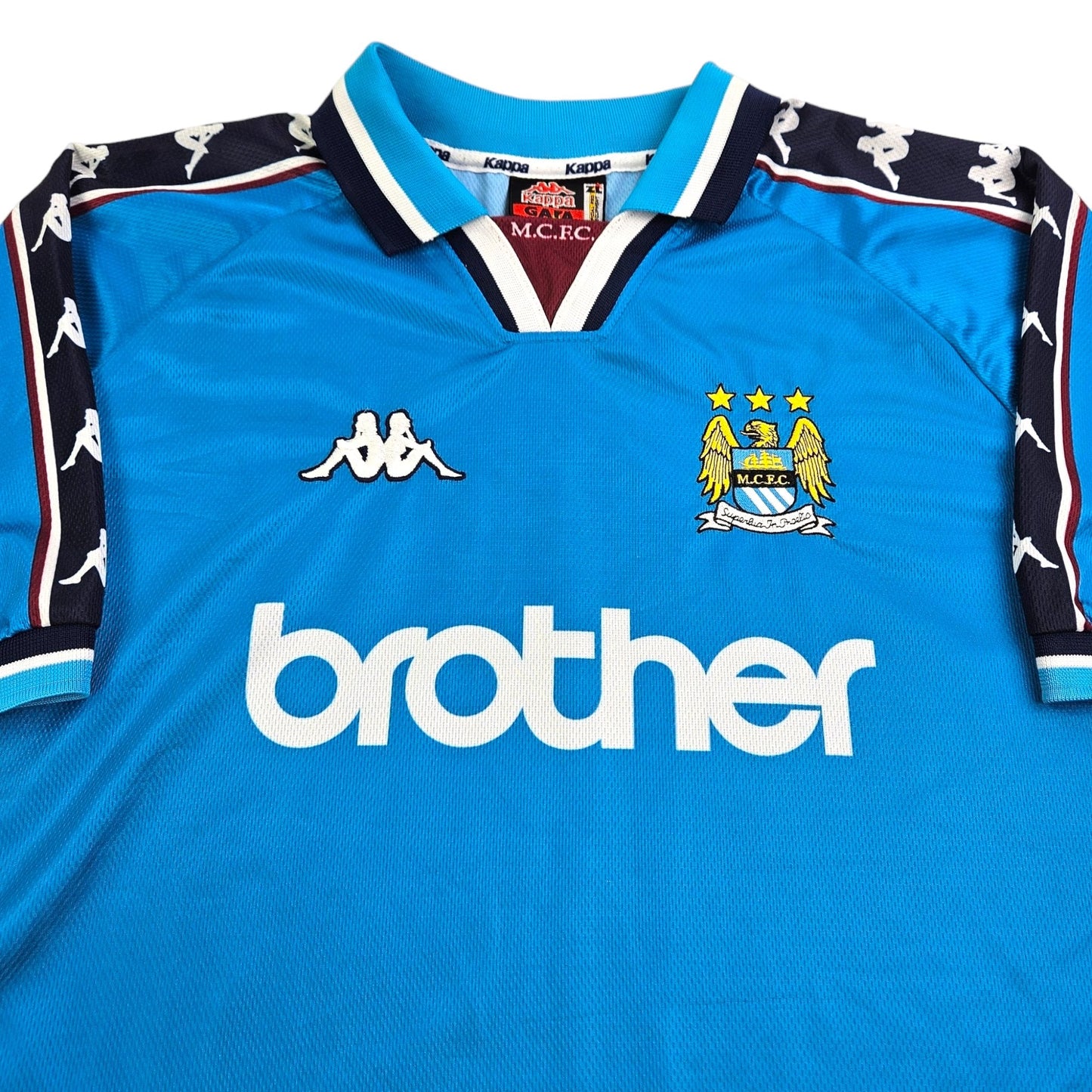 1997/99 Manchester City Home Football Shirt (XL) Kappa