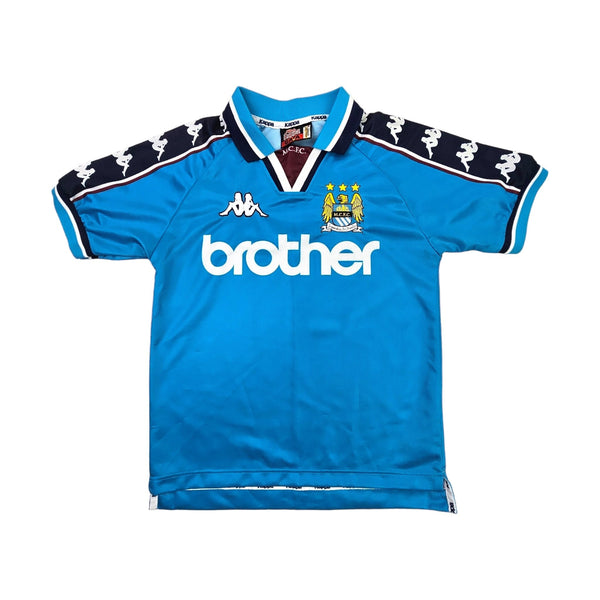 1997/99 Manchester City Home Football Shirt (Y) Kappa