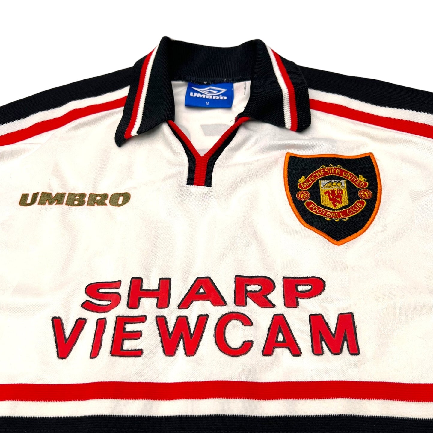 1997/99 Manchester United Away Football Shirt (L) Umbro # 11 Giggs