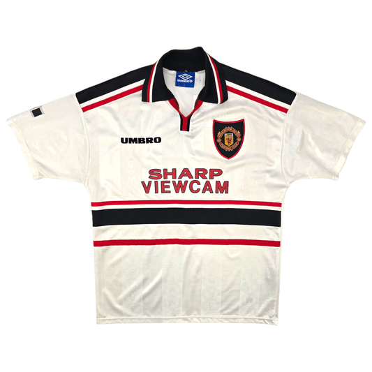1997/99 Manchester United Away Football Shirt (L) Umbro